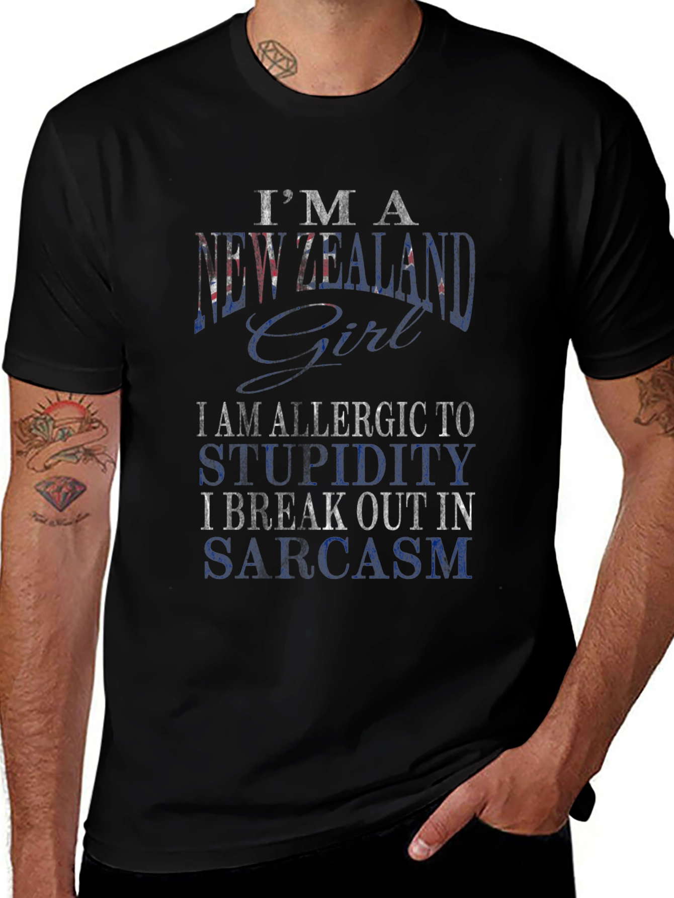 New Zealand Girl Sarcasm T-Shirt