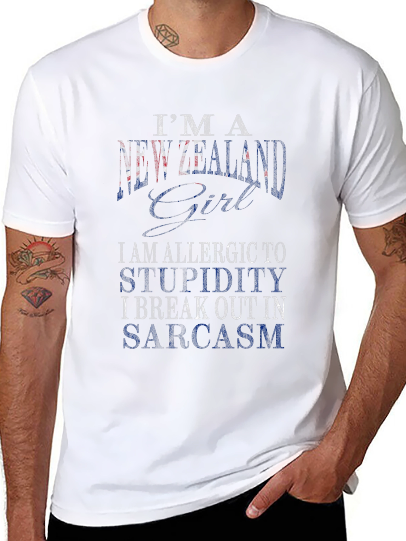 New Zealand Girl Sarcasm T-Shirt