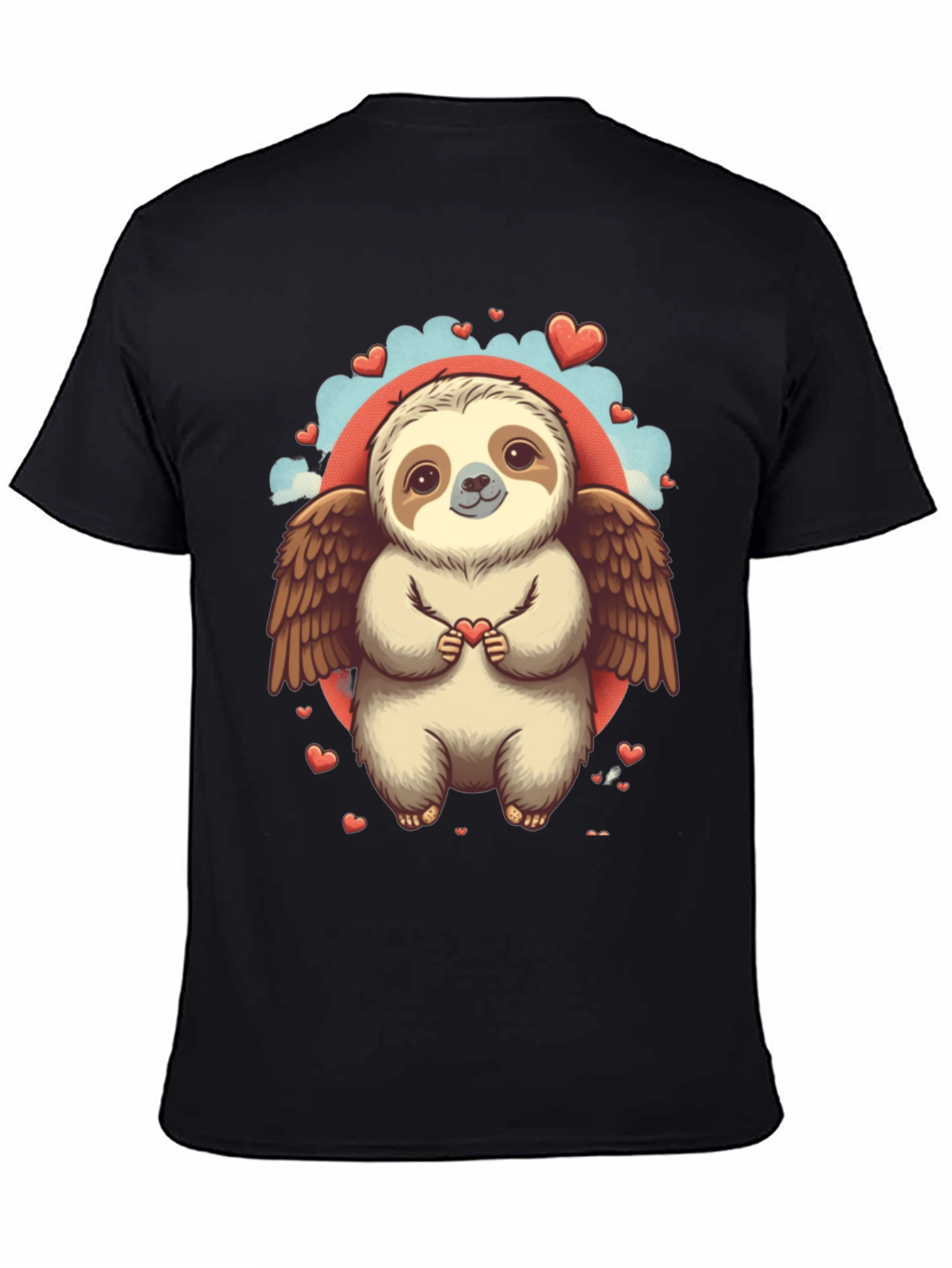 Sloth Angel Valentines Day T-Shirt