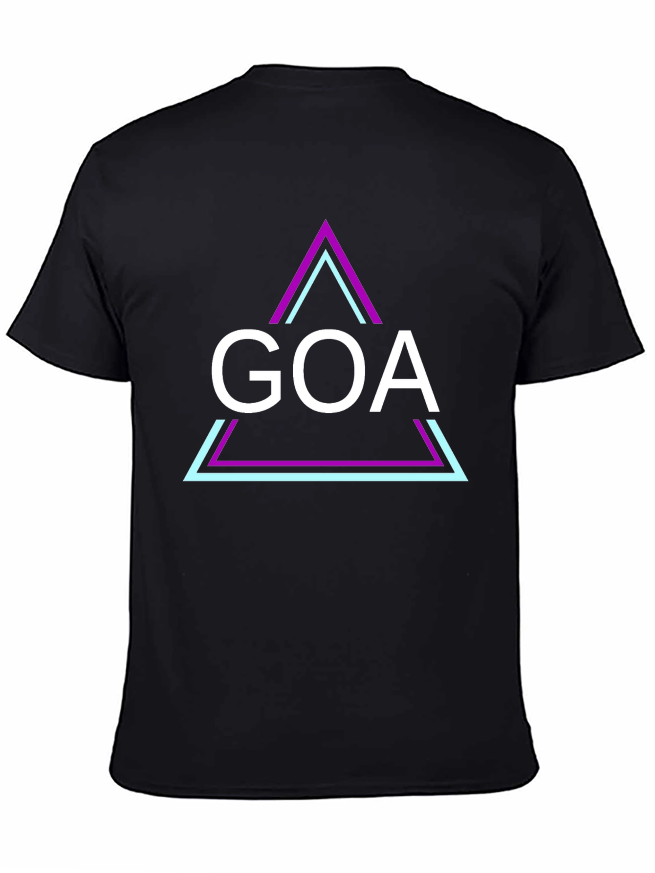 Goa Graphic Tee - Black Stylish Cotton T-Shirt