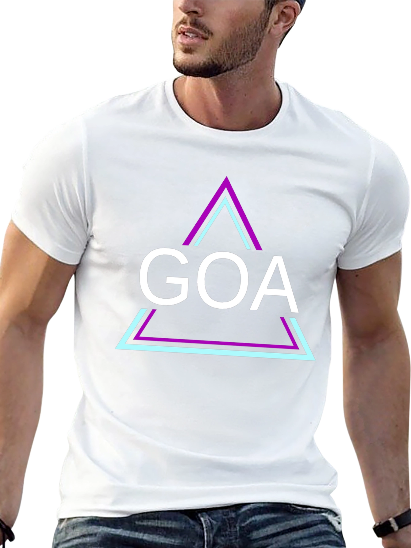 Goa Graphic Tee - Black Stylish Cotton T-Shirt