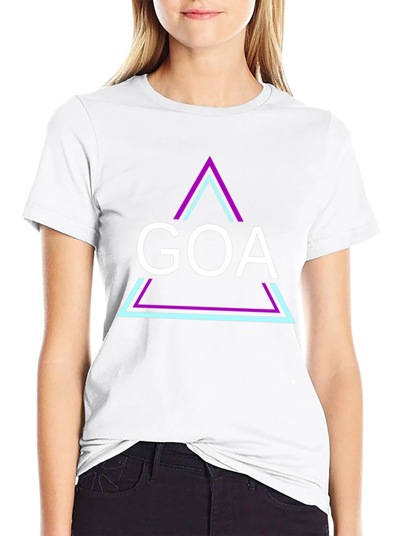 Goa Graphic Tee - Black Stylish Cotton T-Shirt