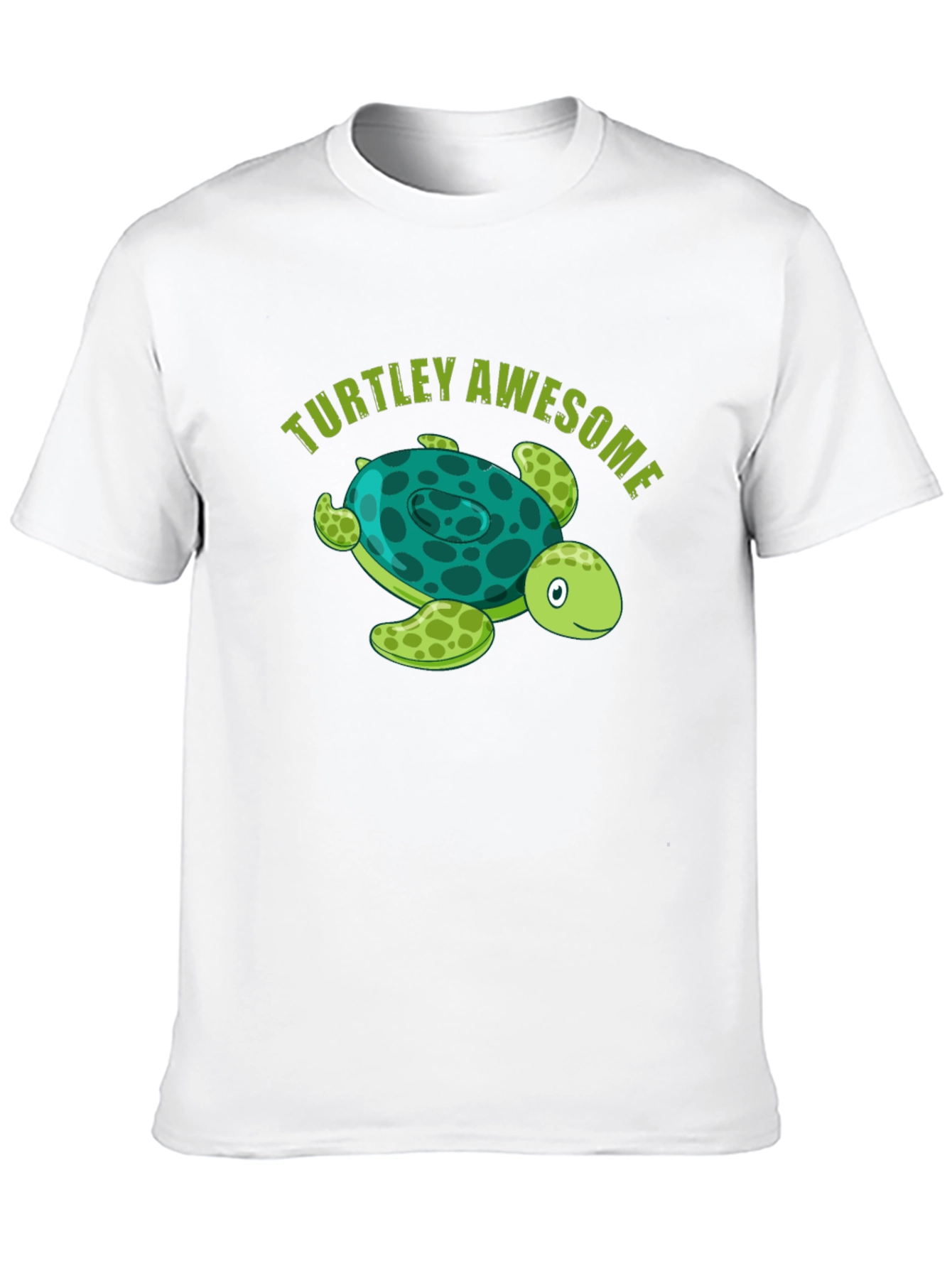 Turtley Awesome Black Graphic Tee