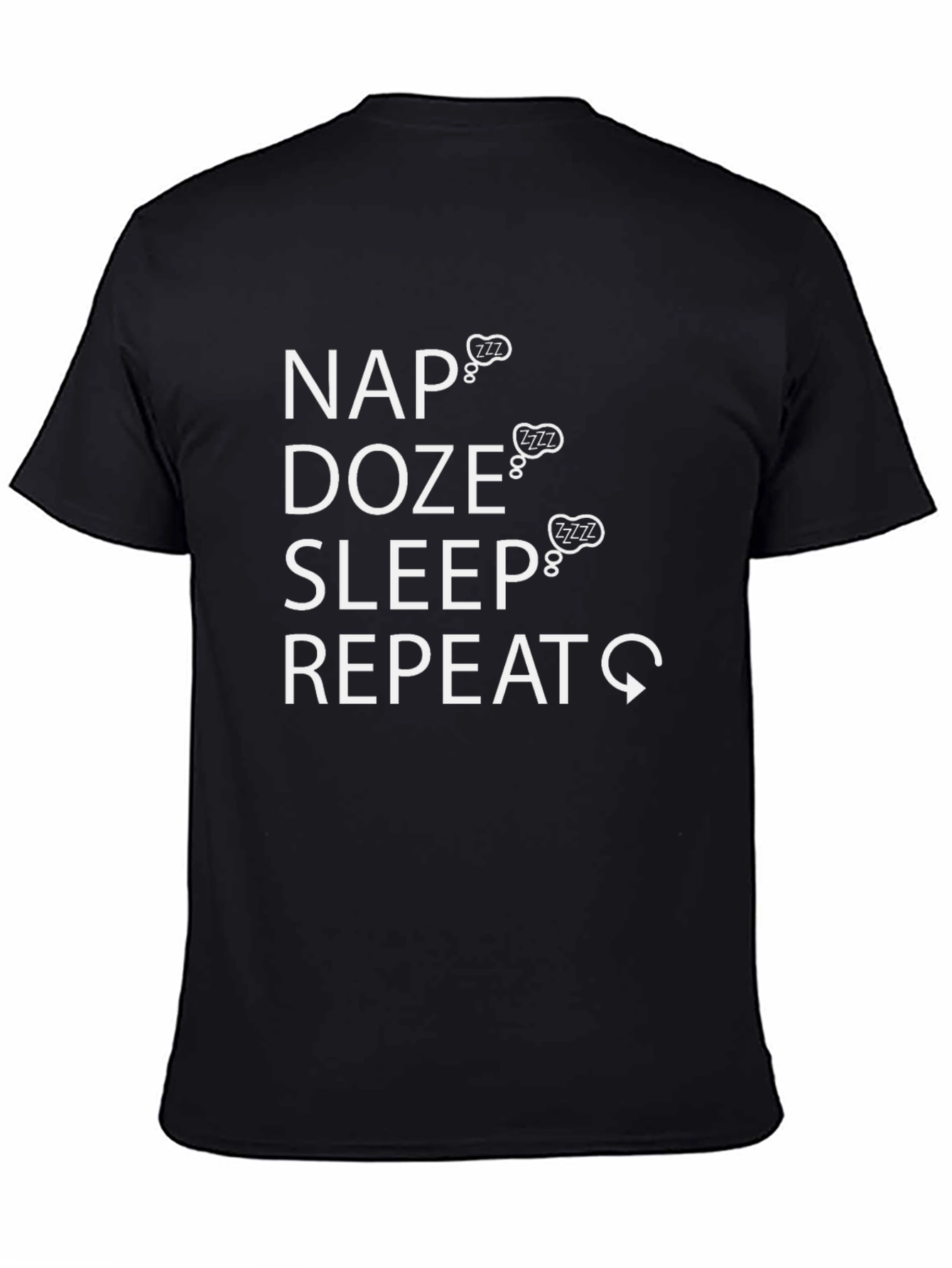 Nap Doze Sleep Repeat Graphic T-Shirt