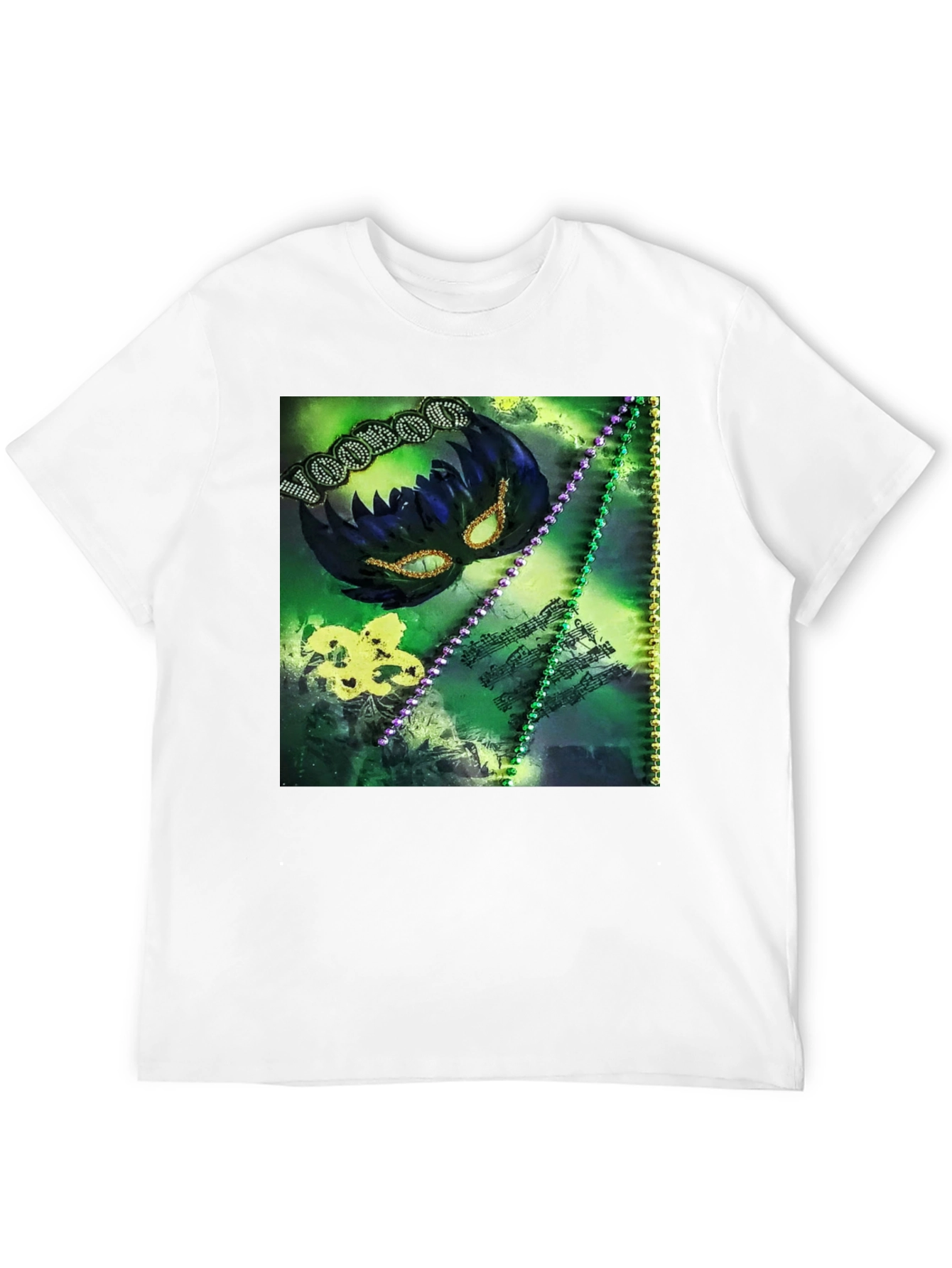 Mardi Gras Theme Graphic Tee