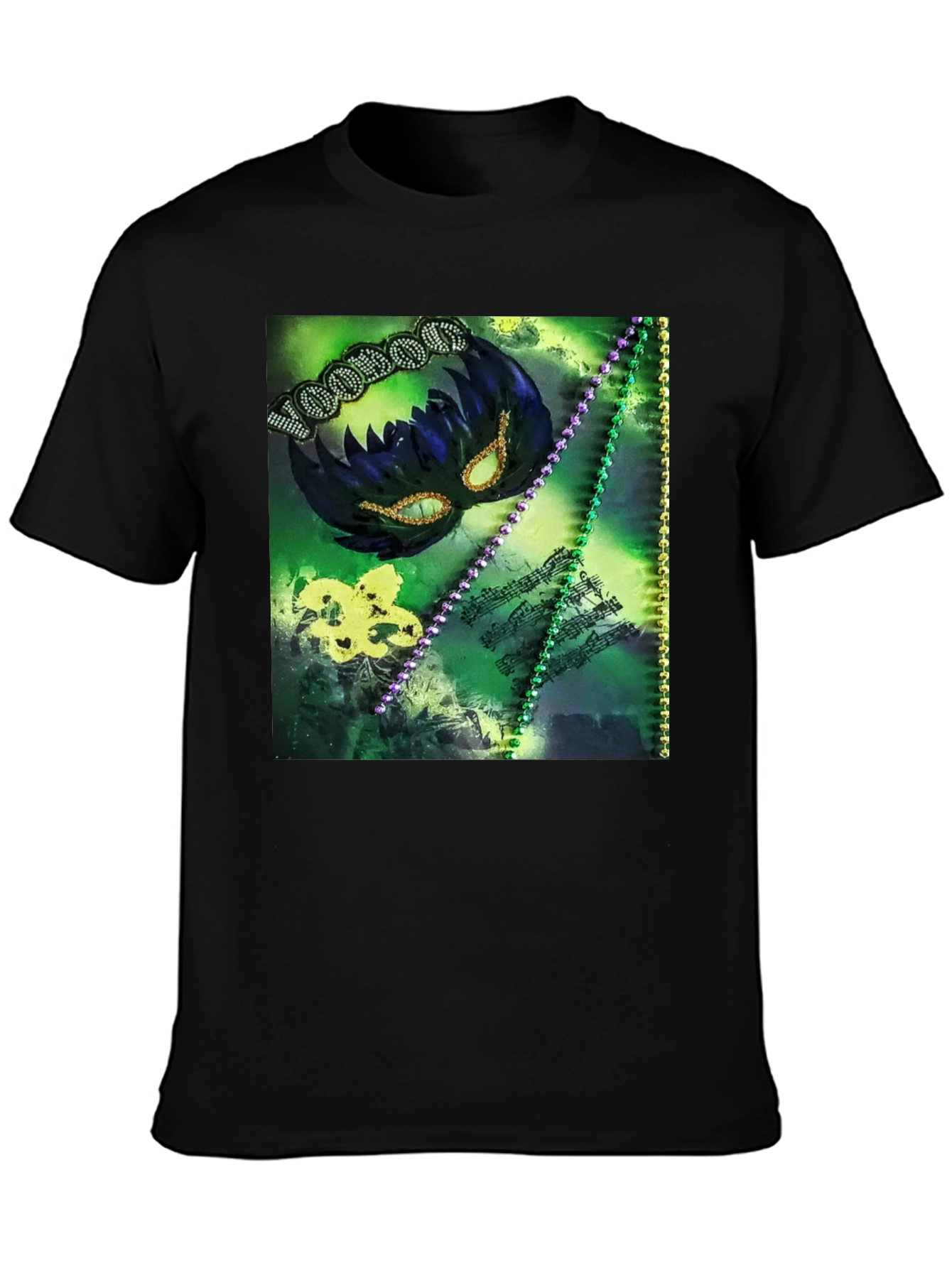 Mardi Gras Theme Graphic Tee