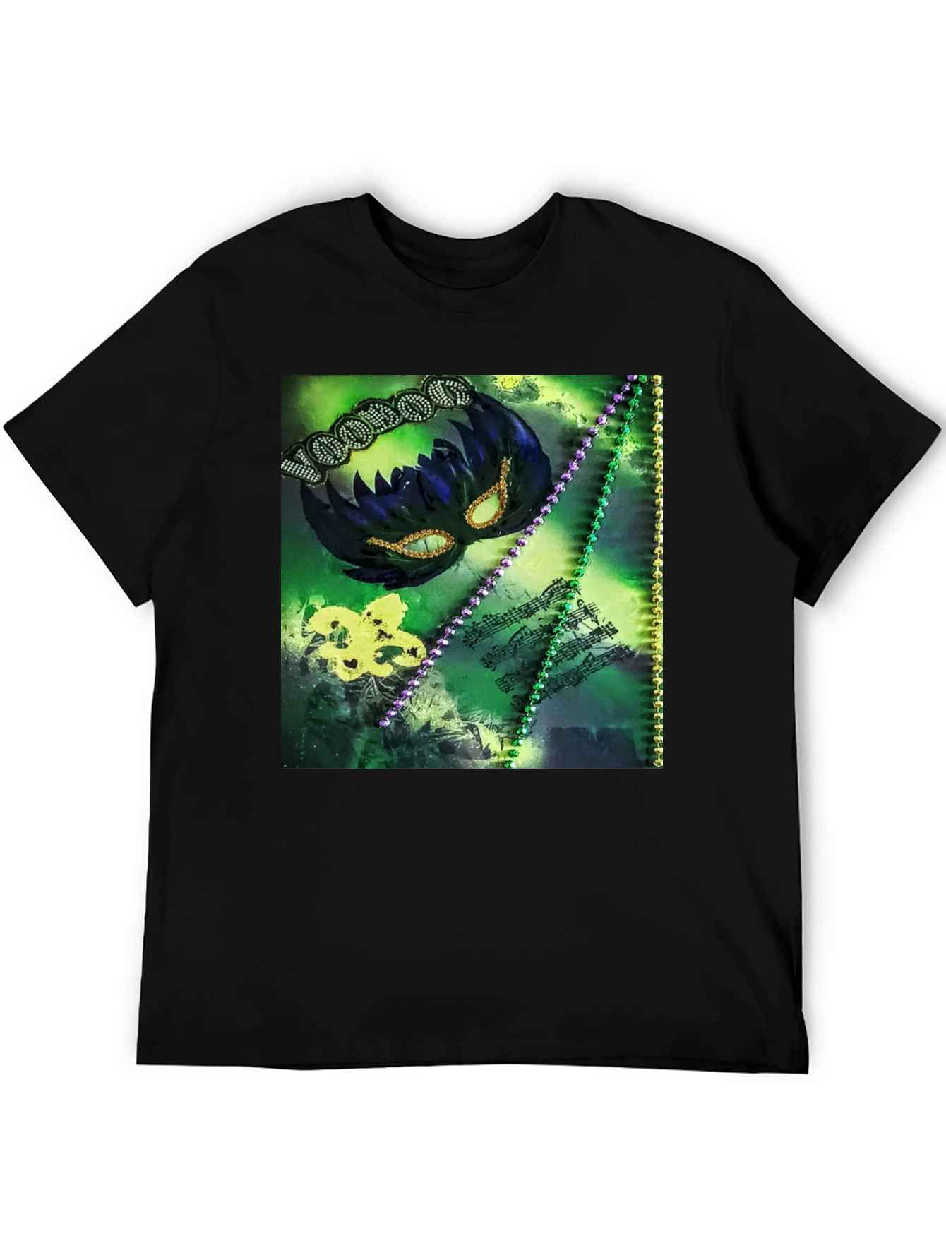 Mardi Gras Theme Graphic Tee