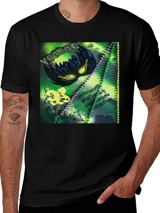 Mardi Gras Theme Graphic Tee