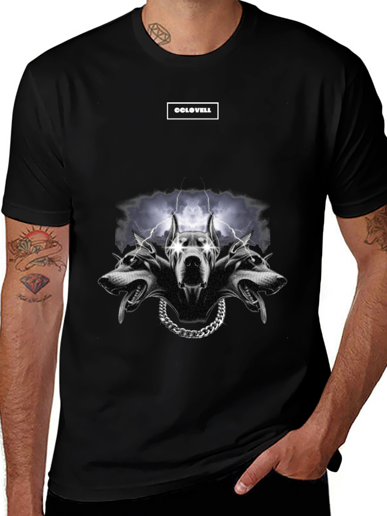 Three-Headed Dog Graphic Tee