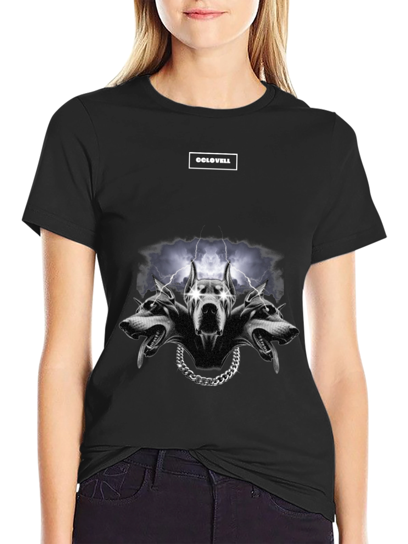 Three-Headed Dog Graphic Tee