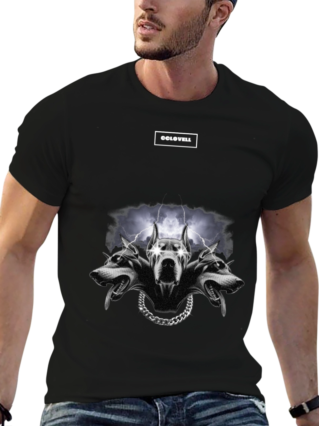 Three-Headed Dog Graphic Tee