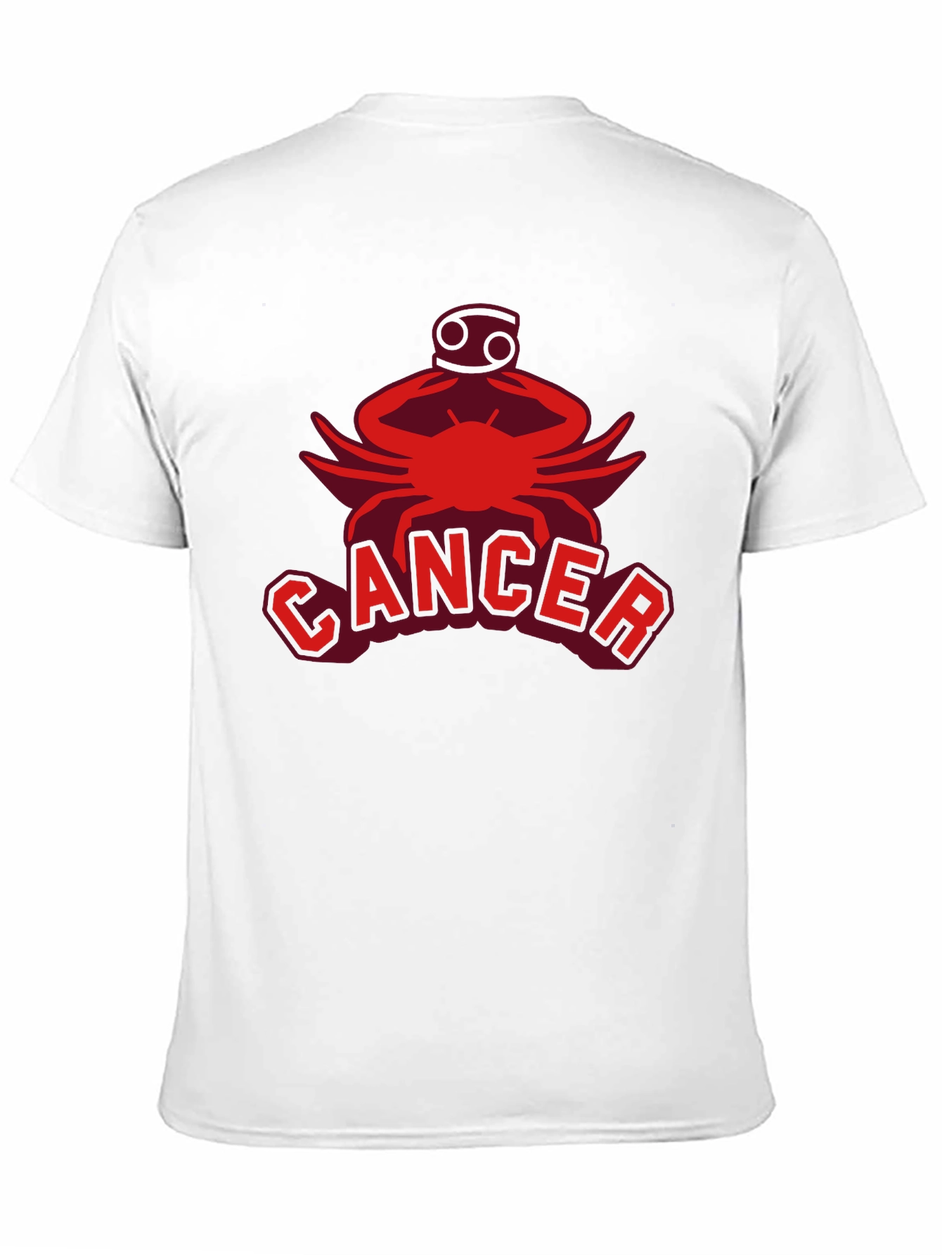 Cancer Zodiac T-Shirt: Red Graphic Tee
