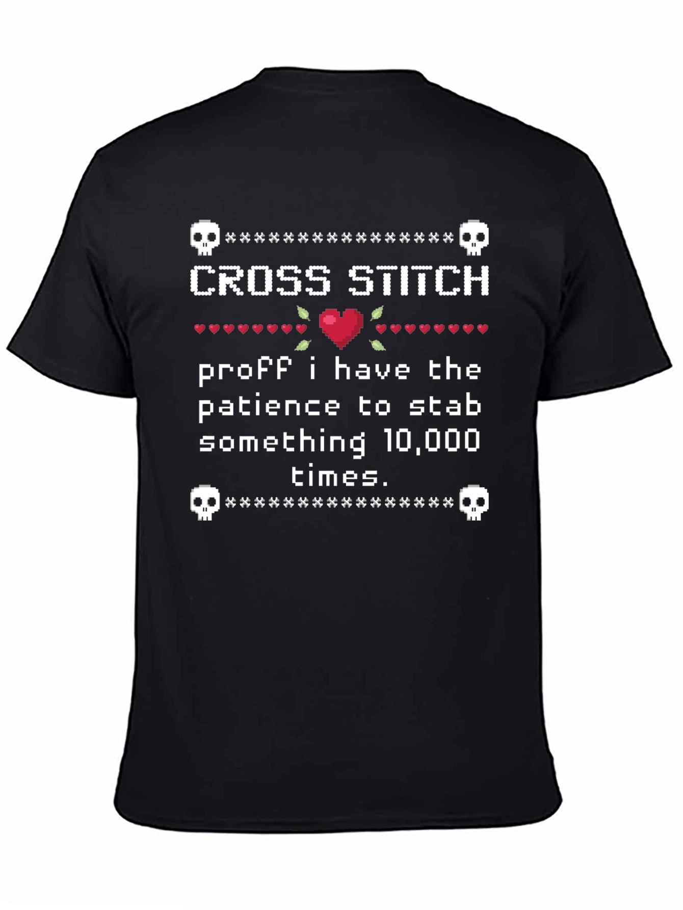 Cross Stitch Patience T-Shirt