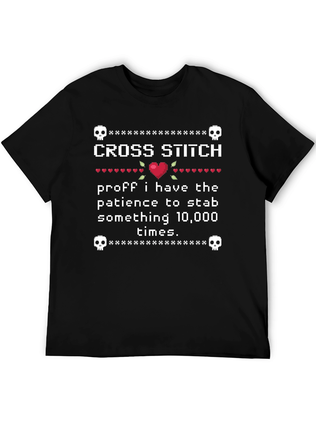 Cross Stitch Patience T-Shirt