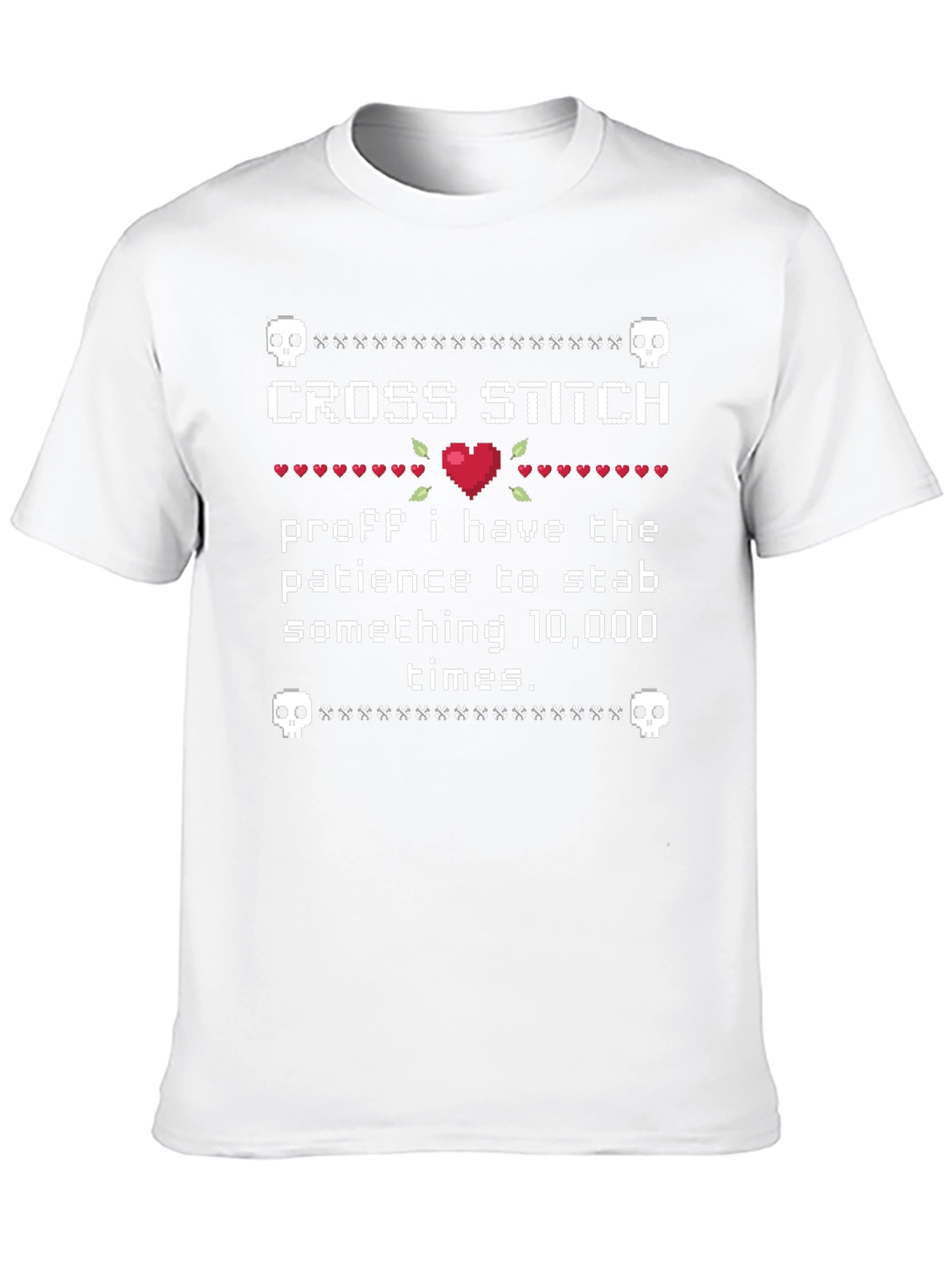 Cross Stitch Patience T-Shirt