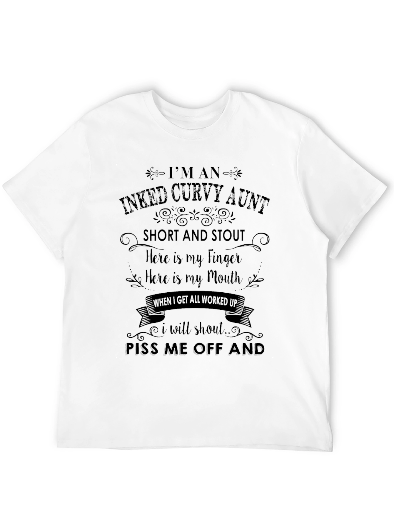 Inked Curvy Aunt Graphic Tee