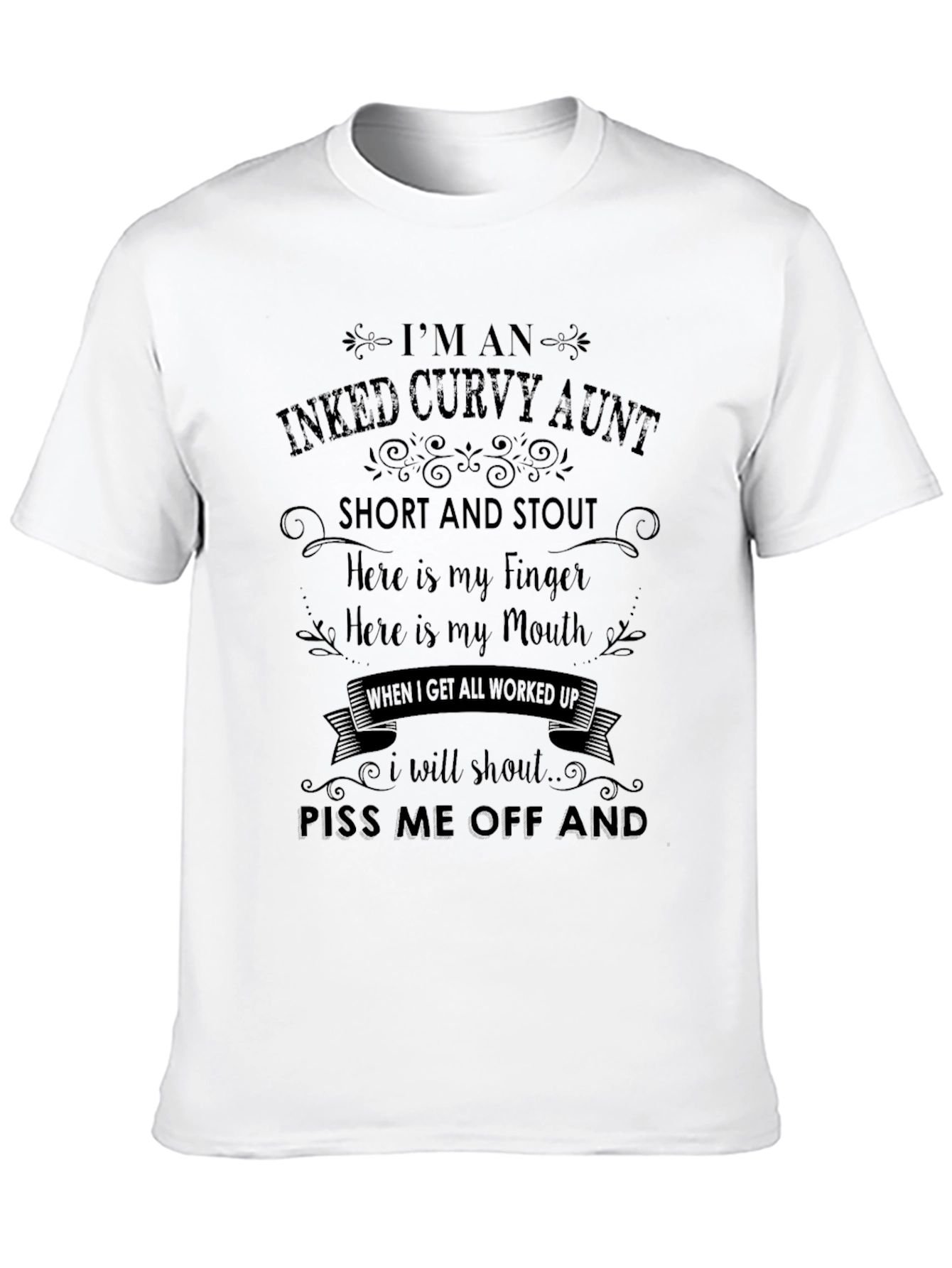 Inked Curvy Aunt Graphic Tee