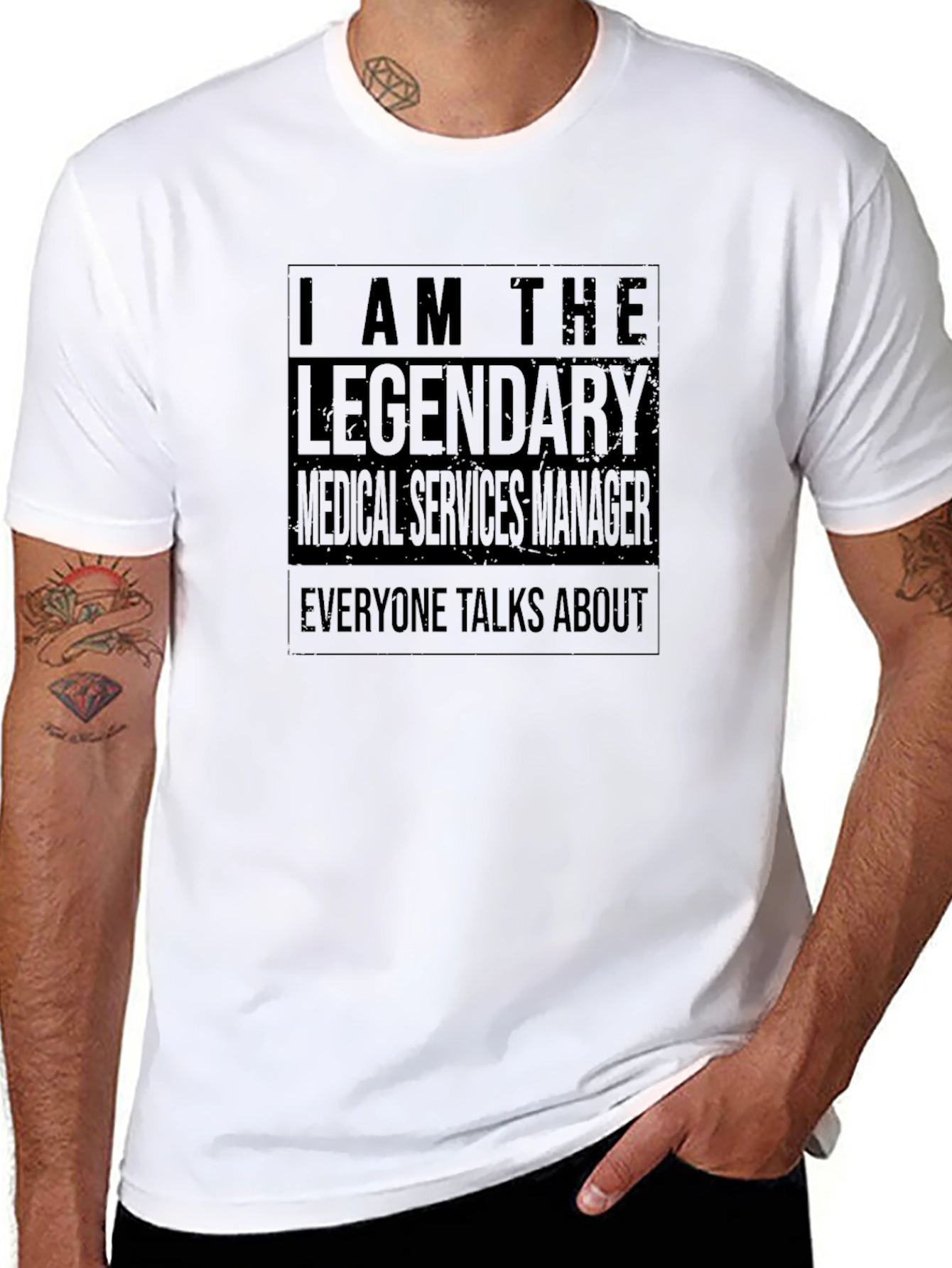 Legendary Medical Services Manager Graphic T-Shirt