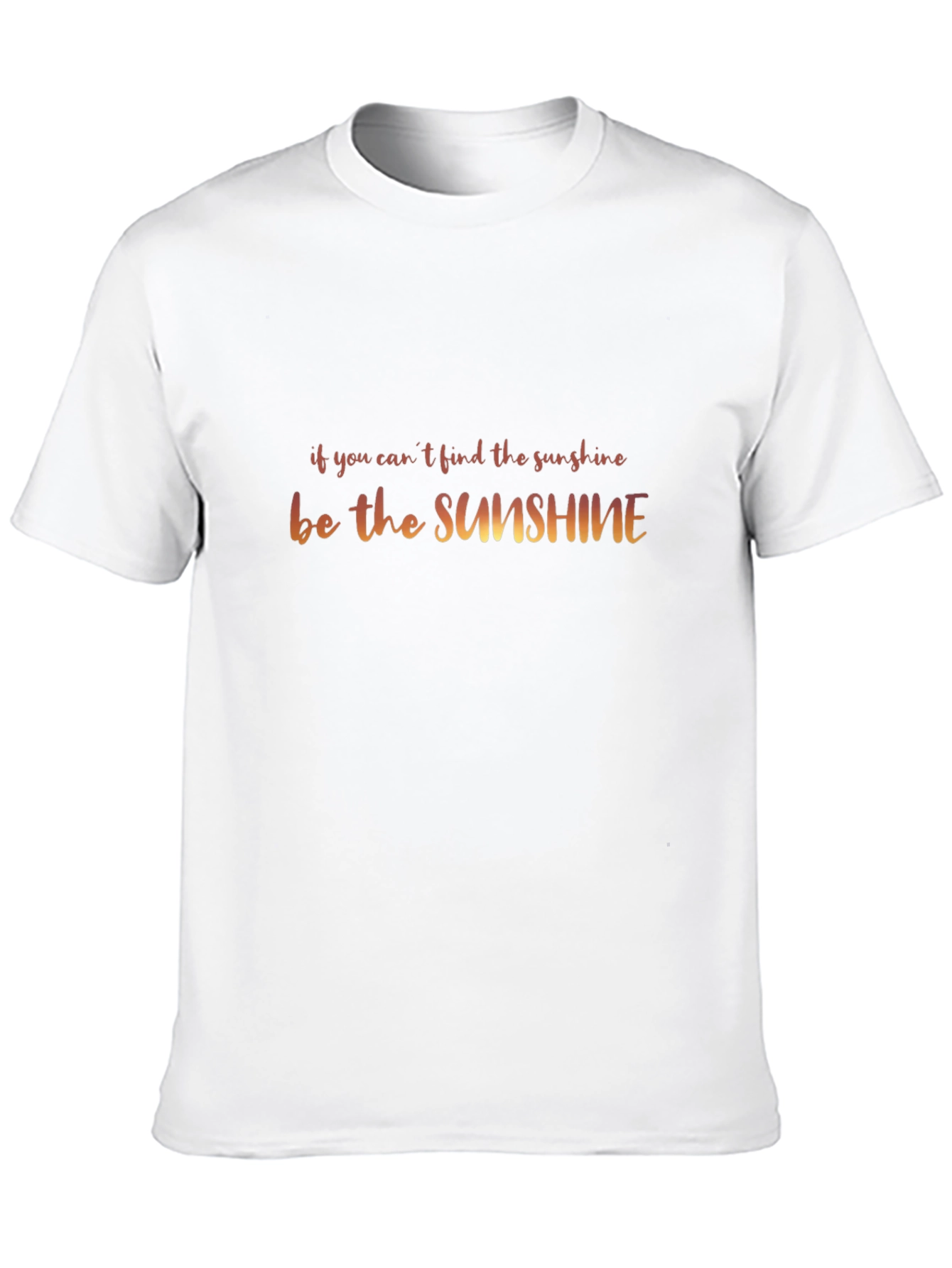 Sunshine Graphic Black T-Shirt - Inspirational Quote Tee