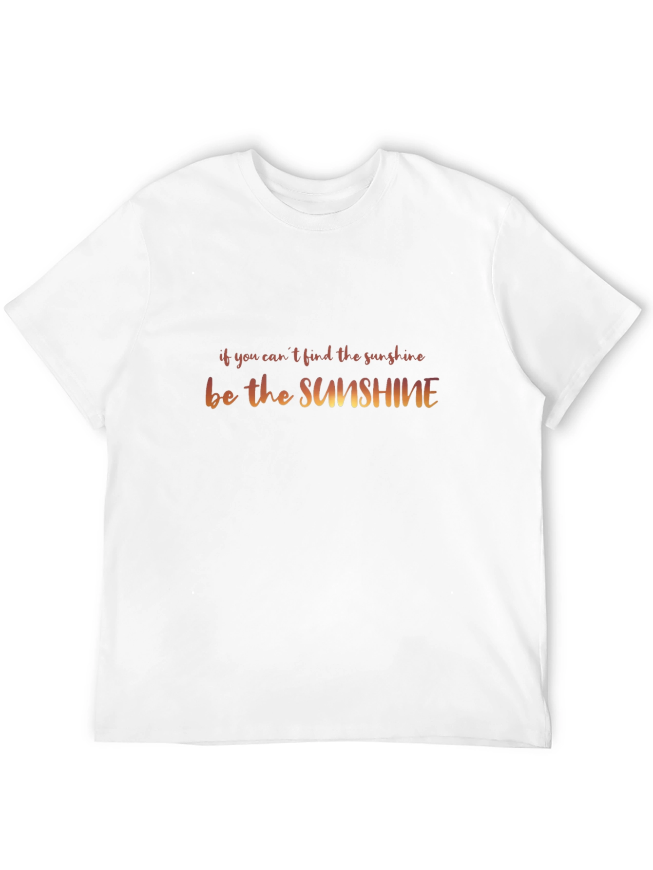 Sunshine Graphic Black T-Shirt - Inspirational Quote Tee