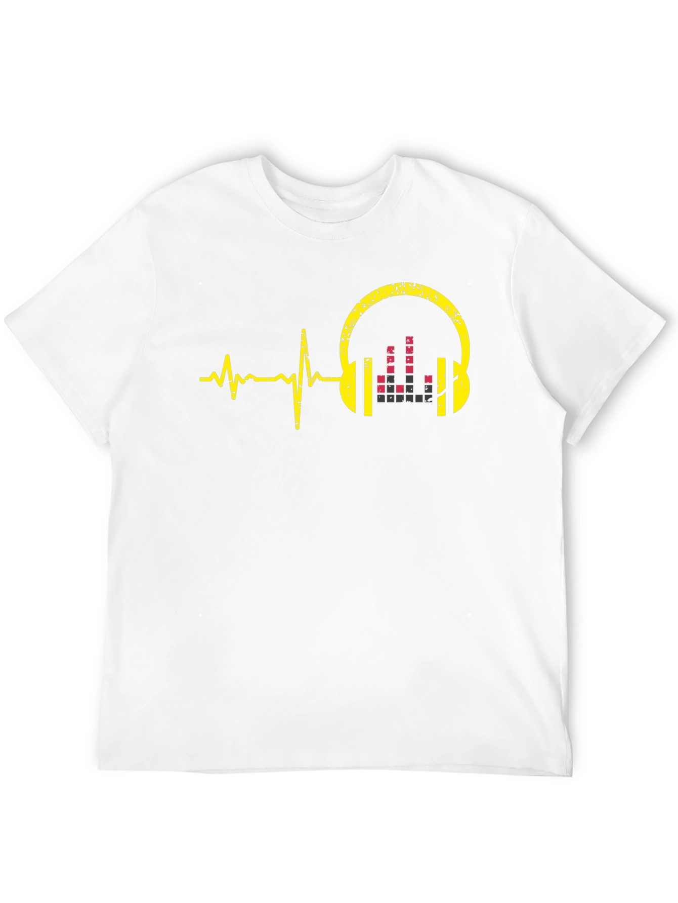 Music Vibe Tee: Hearbeat Headphone Graphic T-Shirt