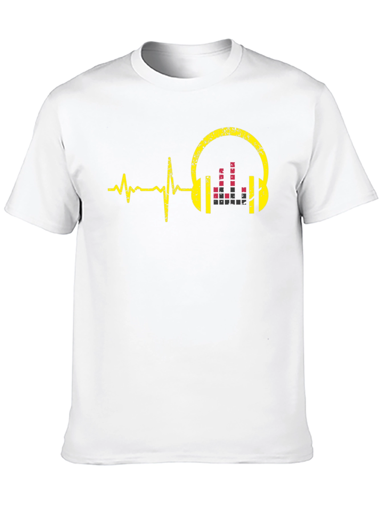Music Vibe Tee: Hearbeat Headphone Graphic T-Shirt
