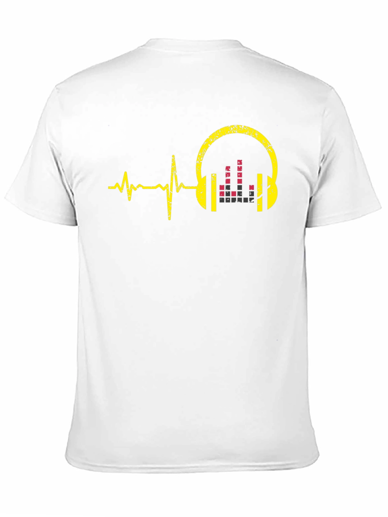 Music Vibe Tee: Hearbeat Headphone Graphic T-Shirt