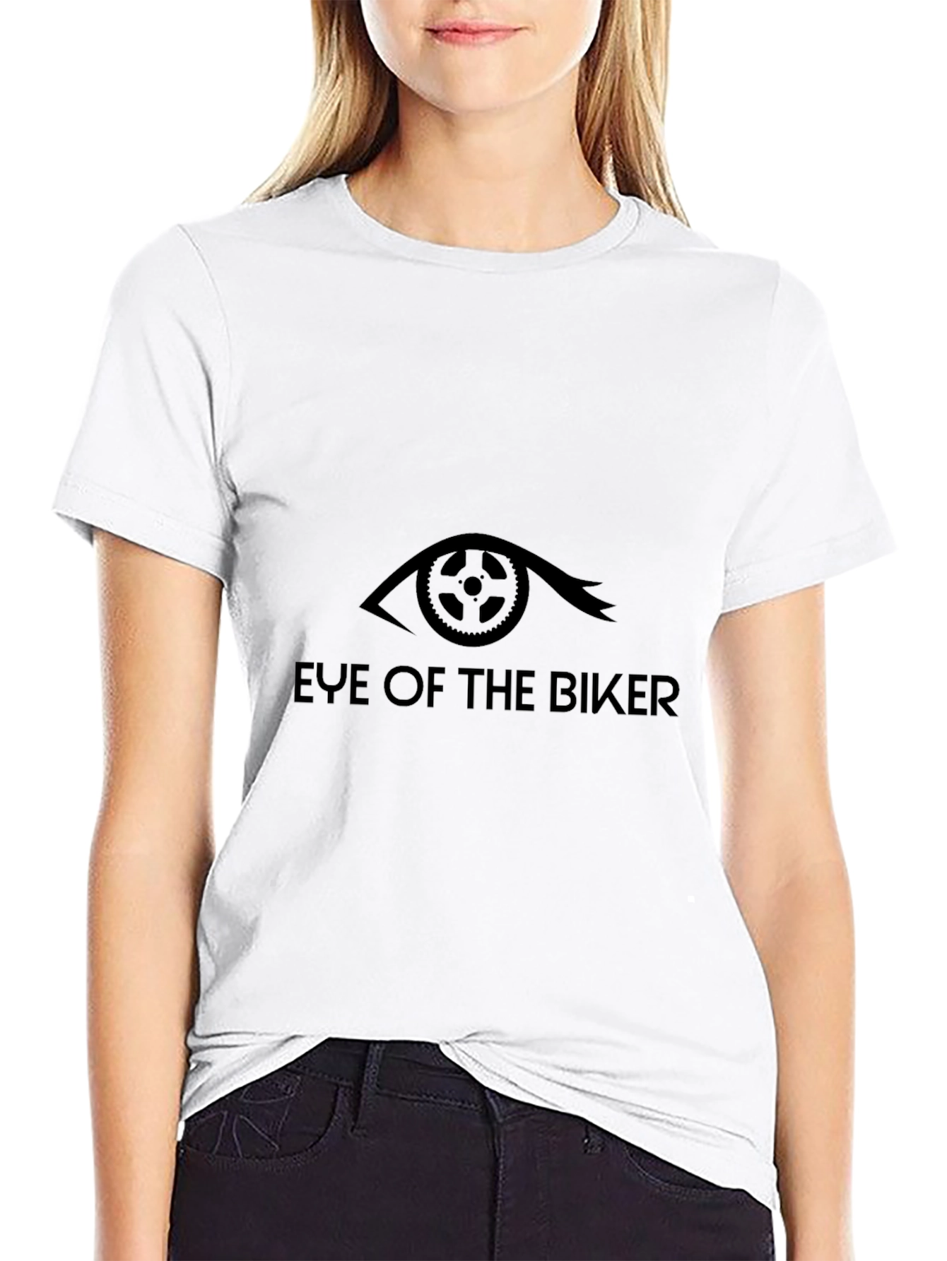 Eye of the Biker Black T-Shirt