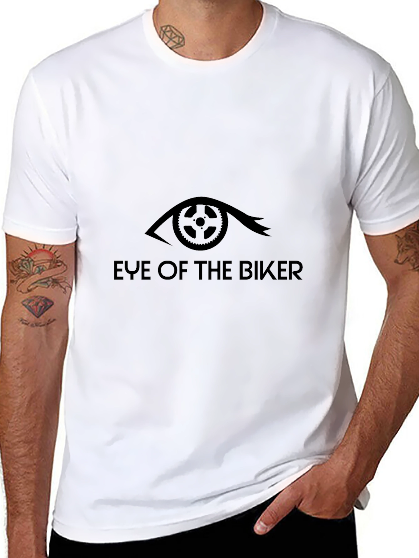 Eye of the Biker Black T-Shirt