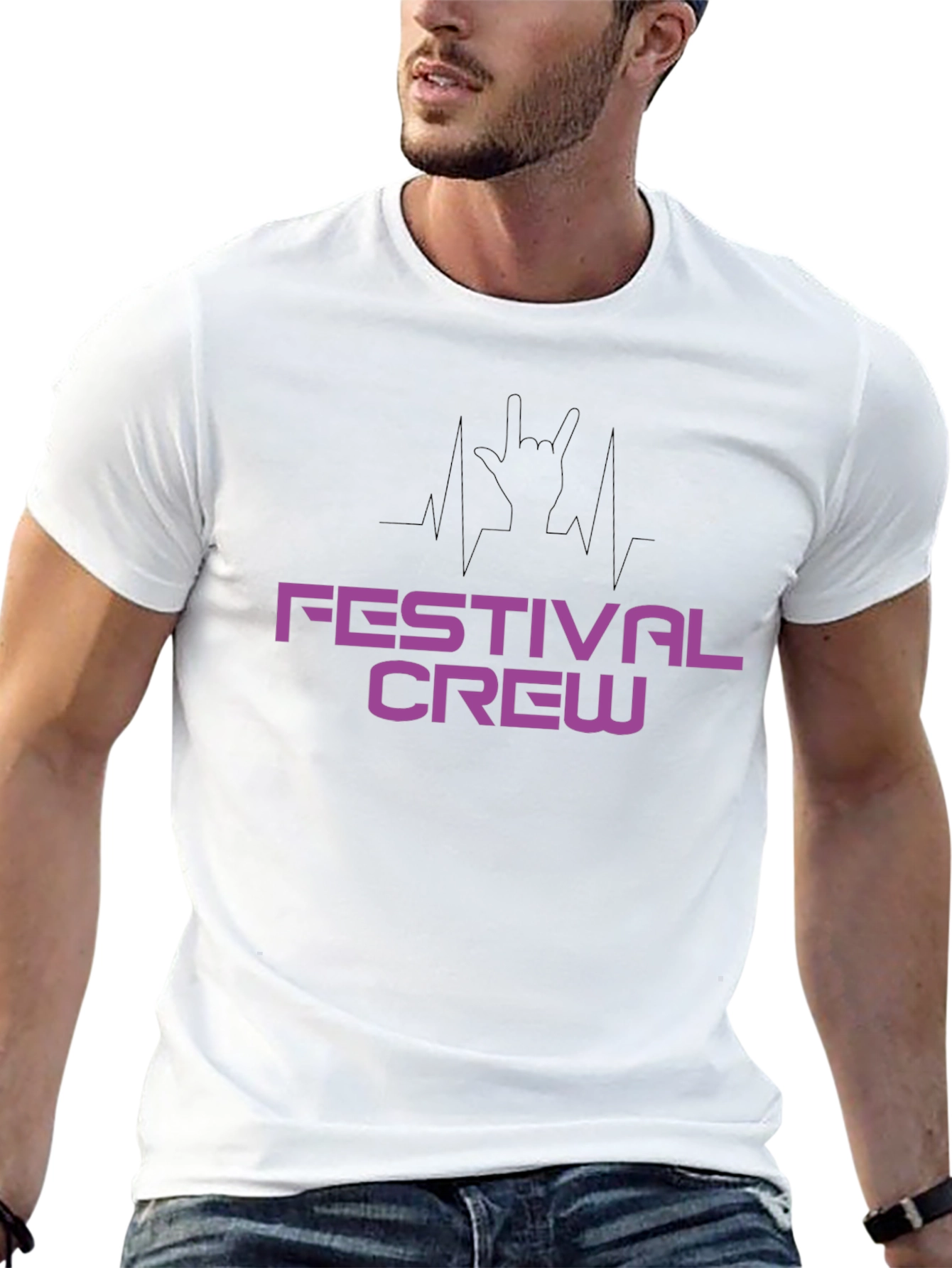 Festival Crew Black T-Shirt