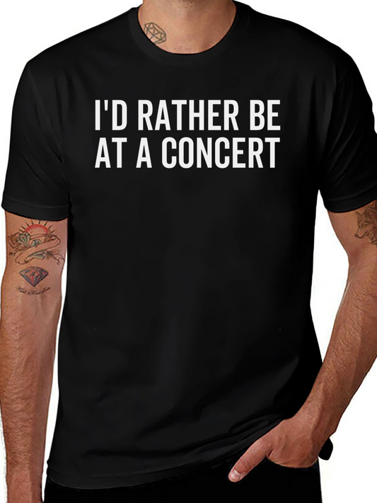 Concert Lover Graphic Tee - Soft Cotton Blend
