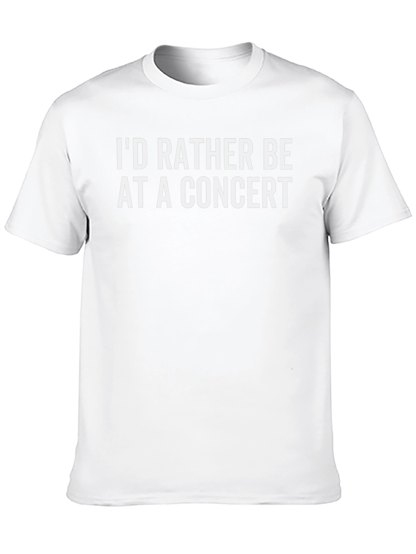 Concert Lover Graphic Tee - Soft Cotton Blend