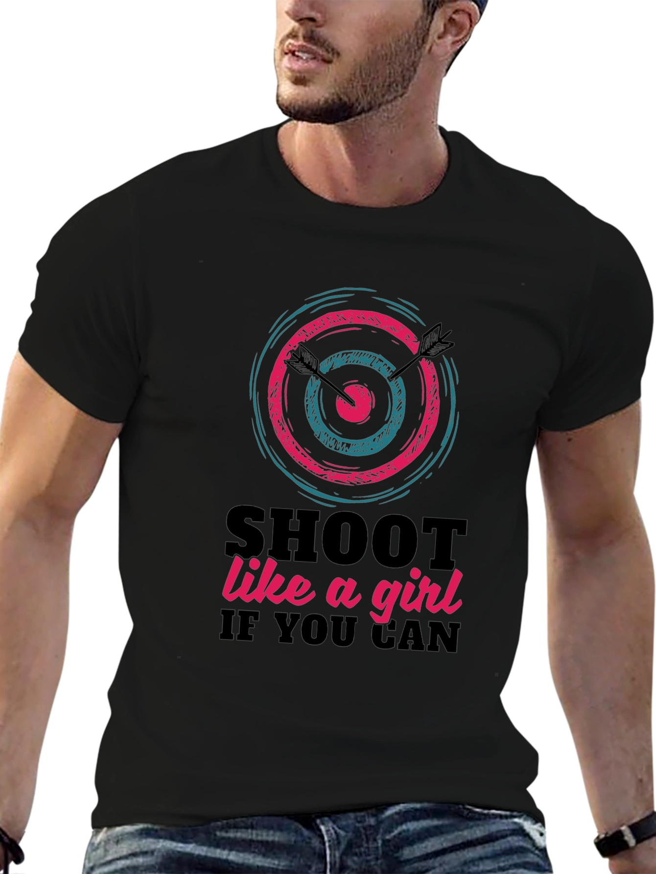 Shoot Like a Girl T-Shirt - Archery Design