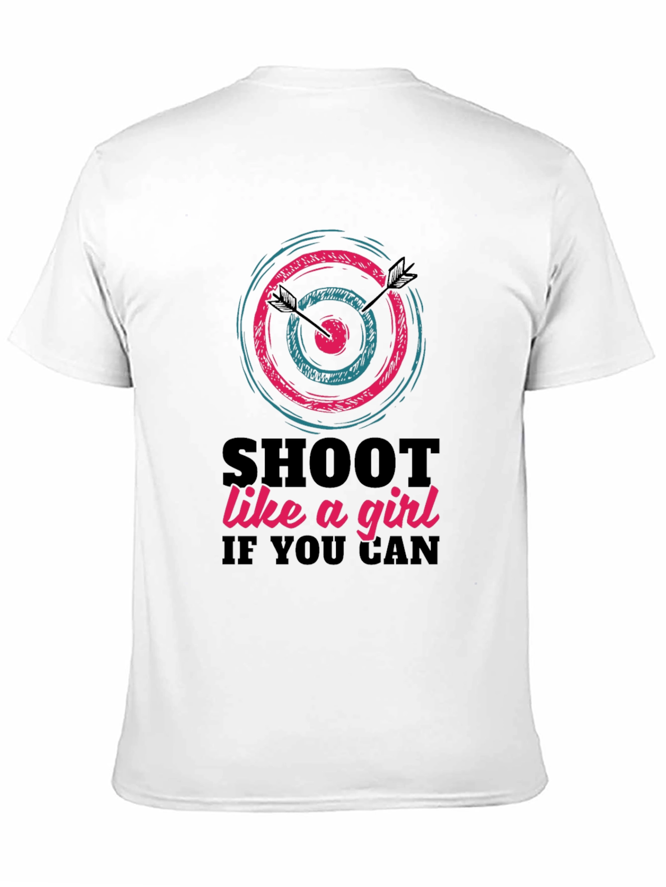 Shoot Like a Girl T-Shirt - Archery Design
