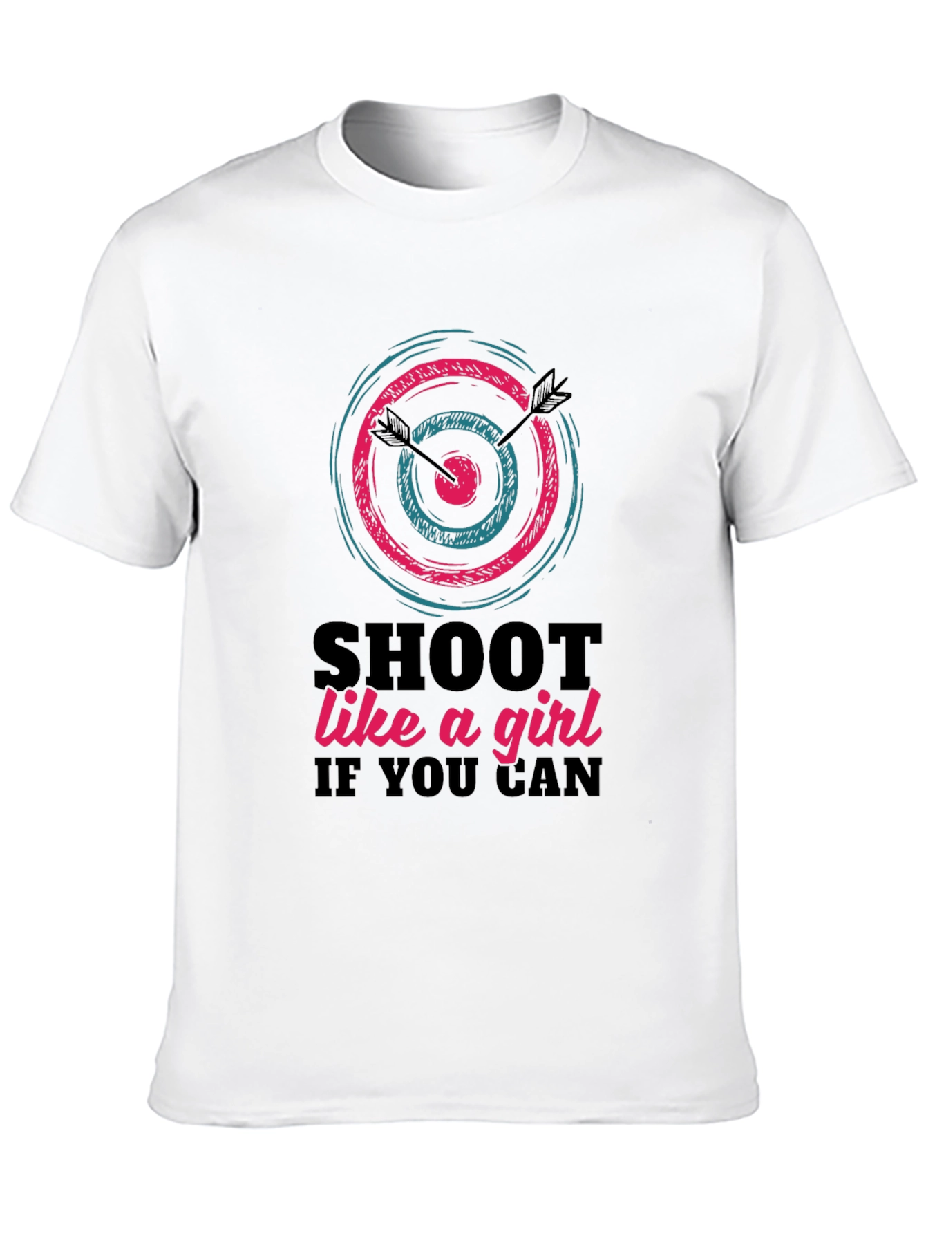 Shoot Like a Girl T-Shirt - Archery Design