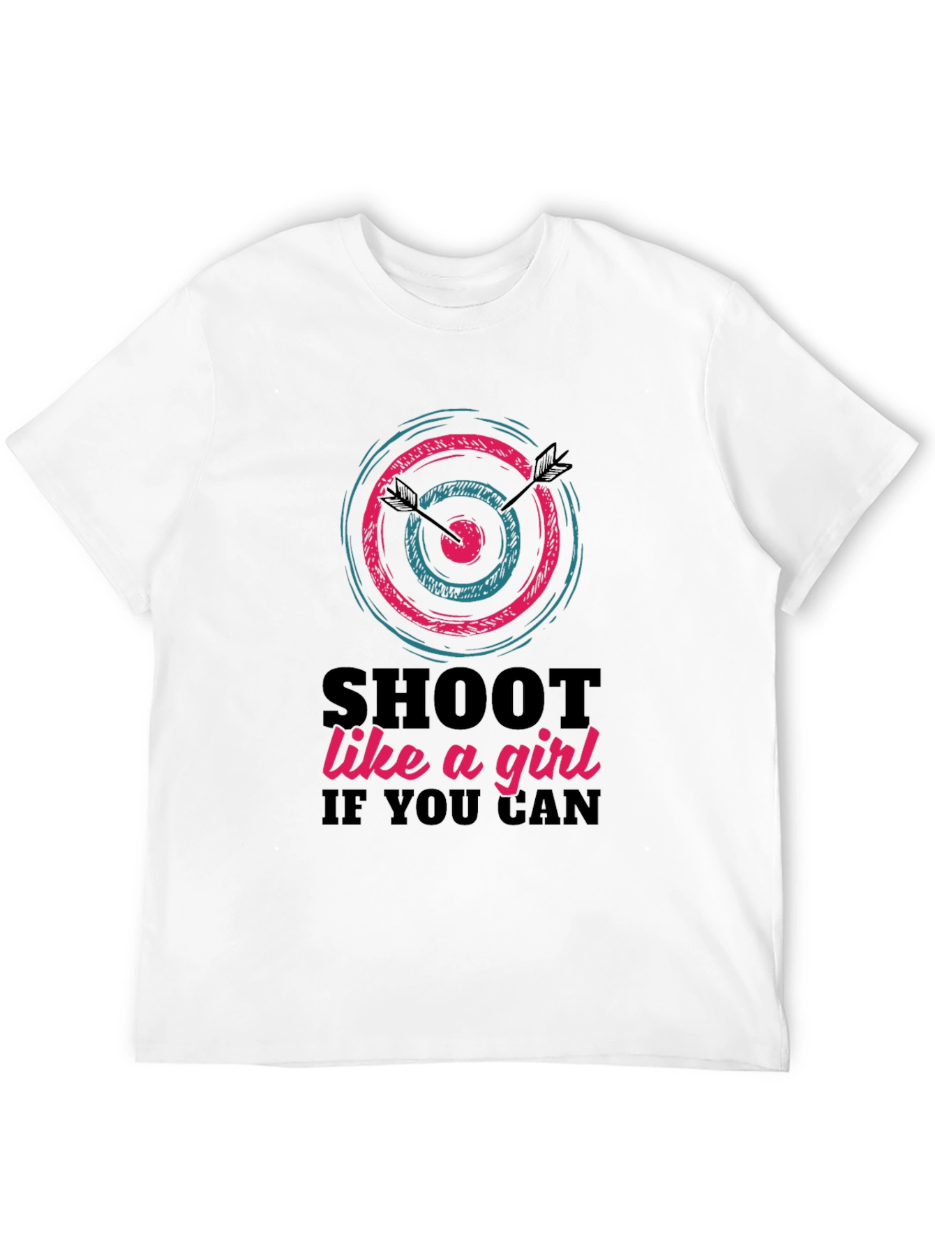 Shoot Like a Girl T-Shirt - Archery Design