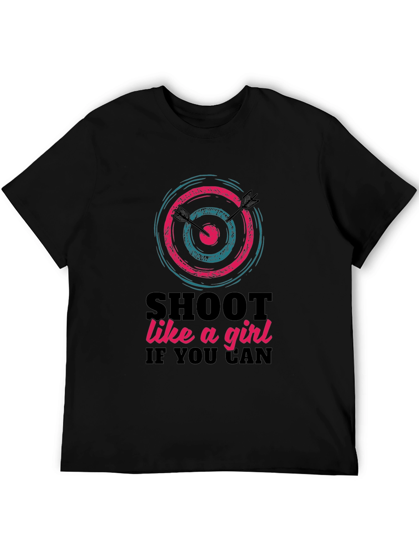 Shoot Like a Girl T-Shirt - Archery Design