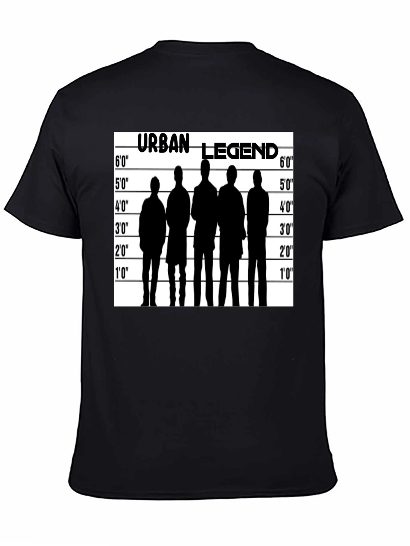 Urban Legend Lineup T-Shirt - Black