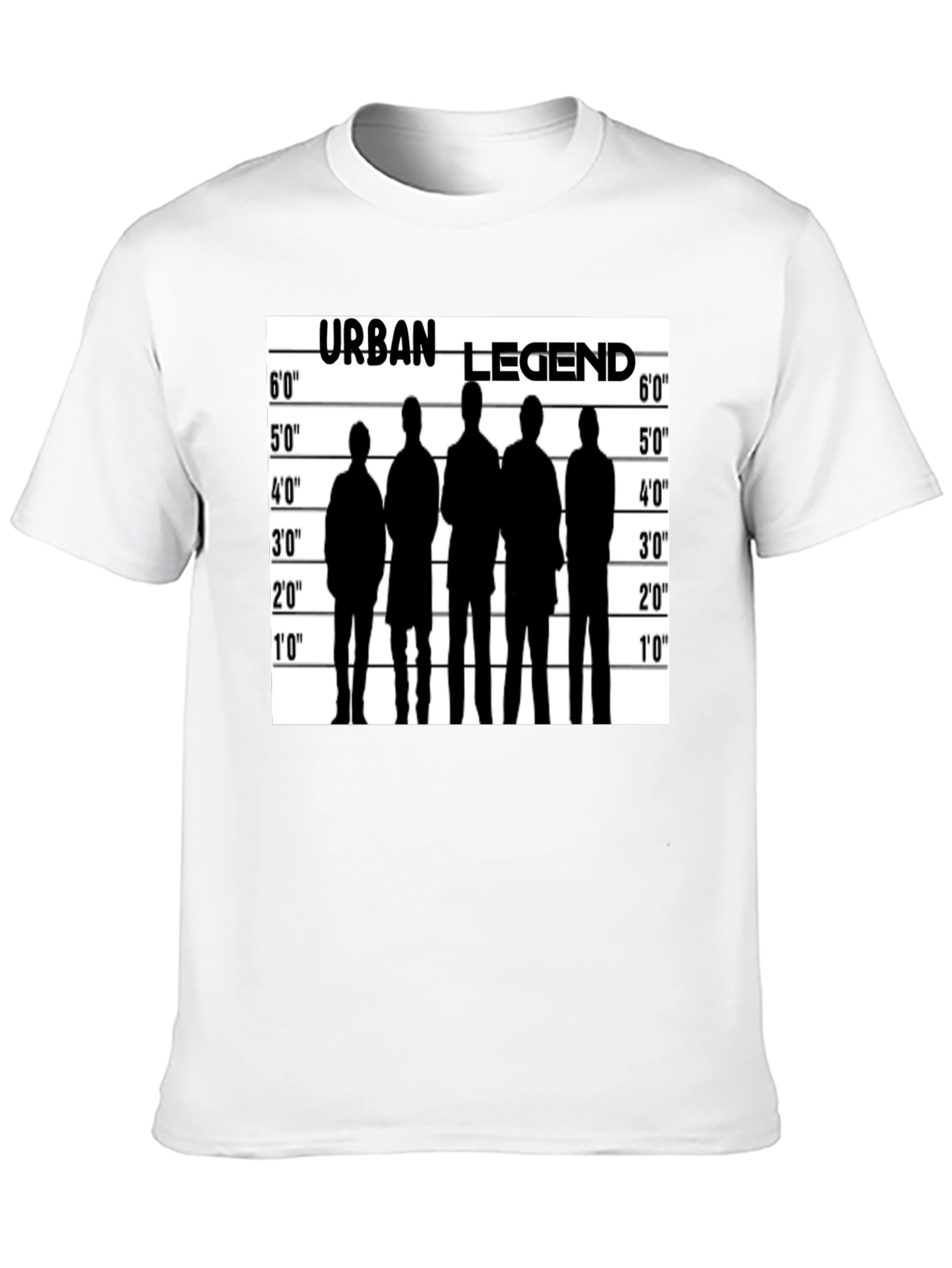 Urban Legend Lineup T-Shirt - Black