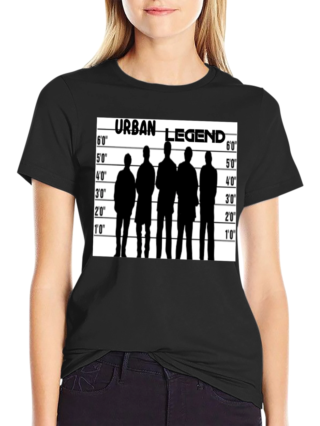 Urban Legend Lineup T-Shirt - Black