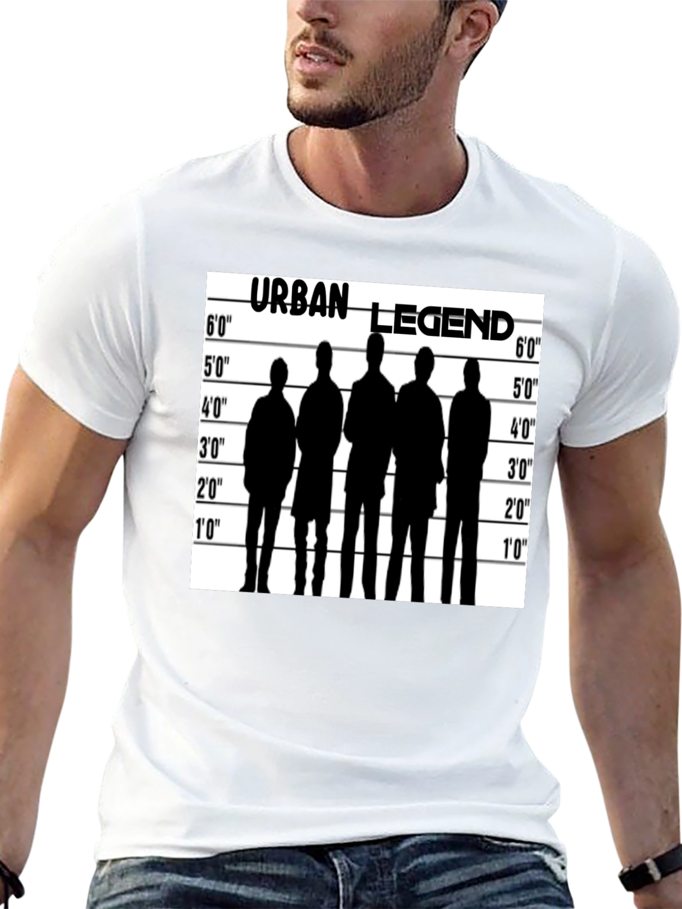 Urban Legend Lineup T-Shirt - Black