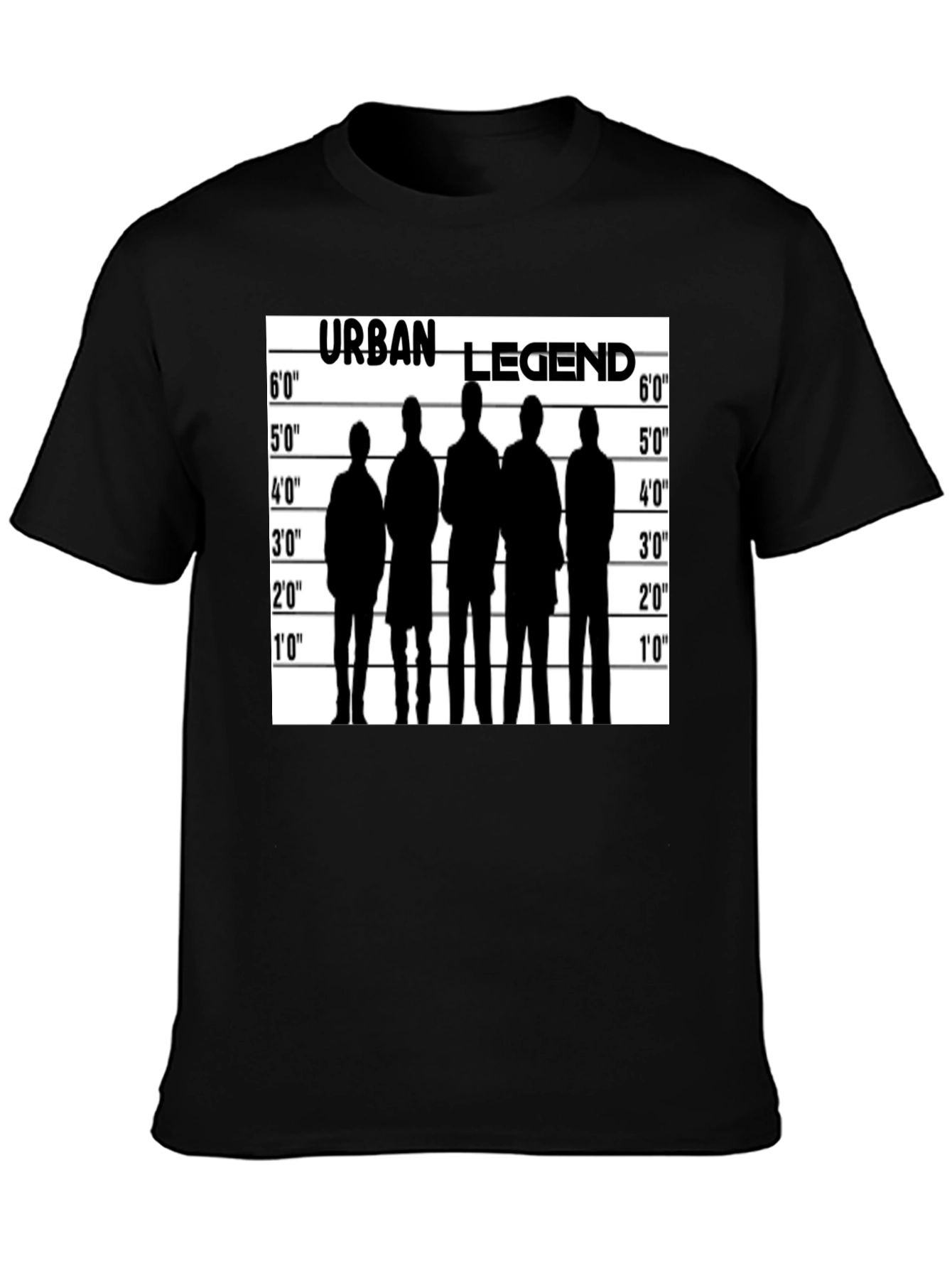 Urban Legend Lineup T-Shirt - Black