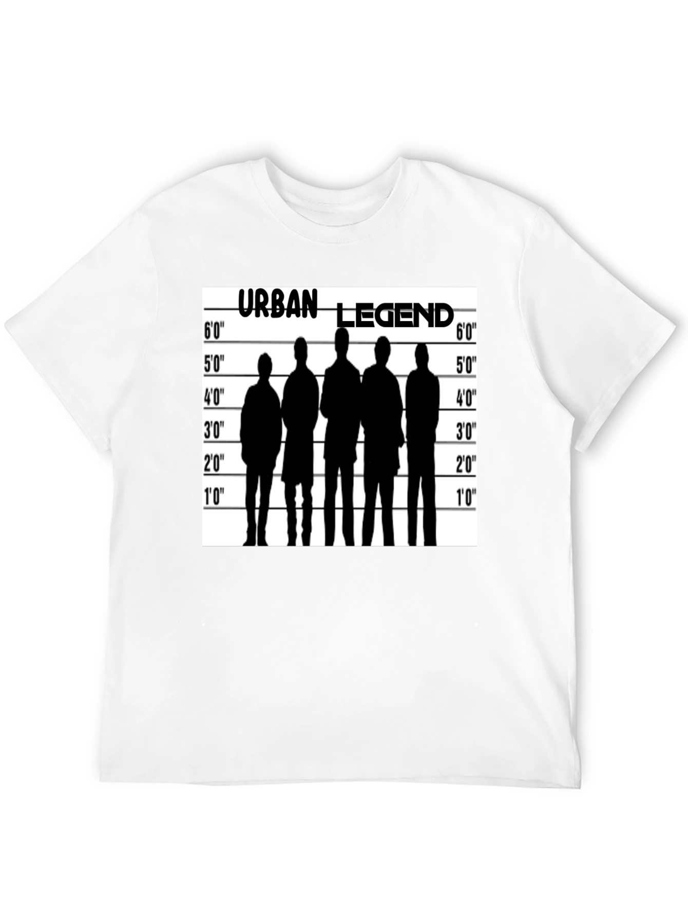 Urban Legend Lineup T-Shirt - Black
