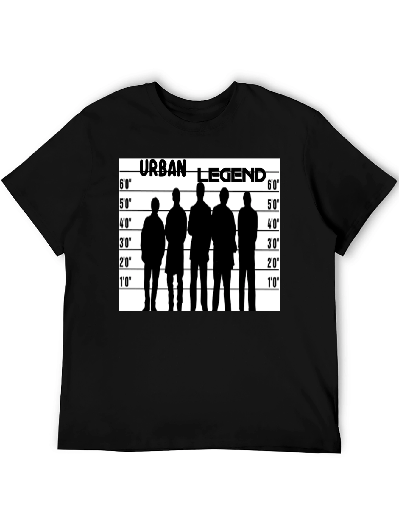 Urban Legend Lineup T-Shirt - Black