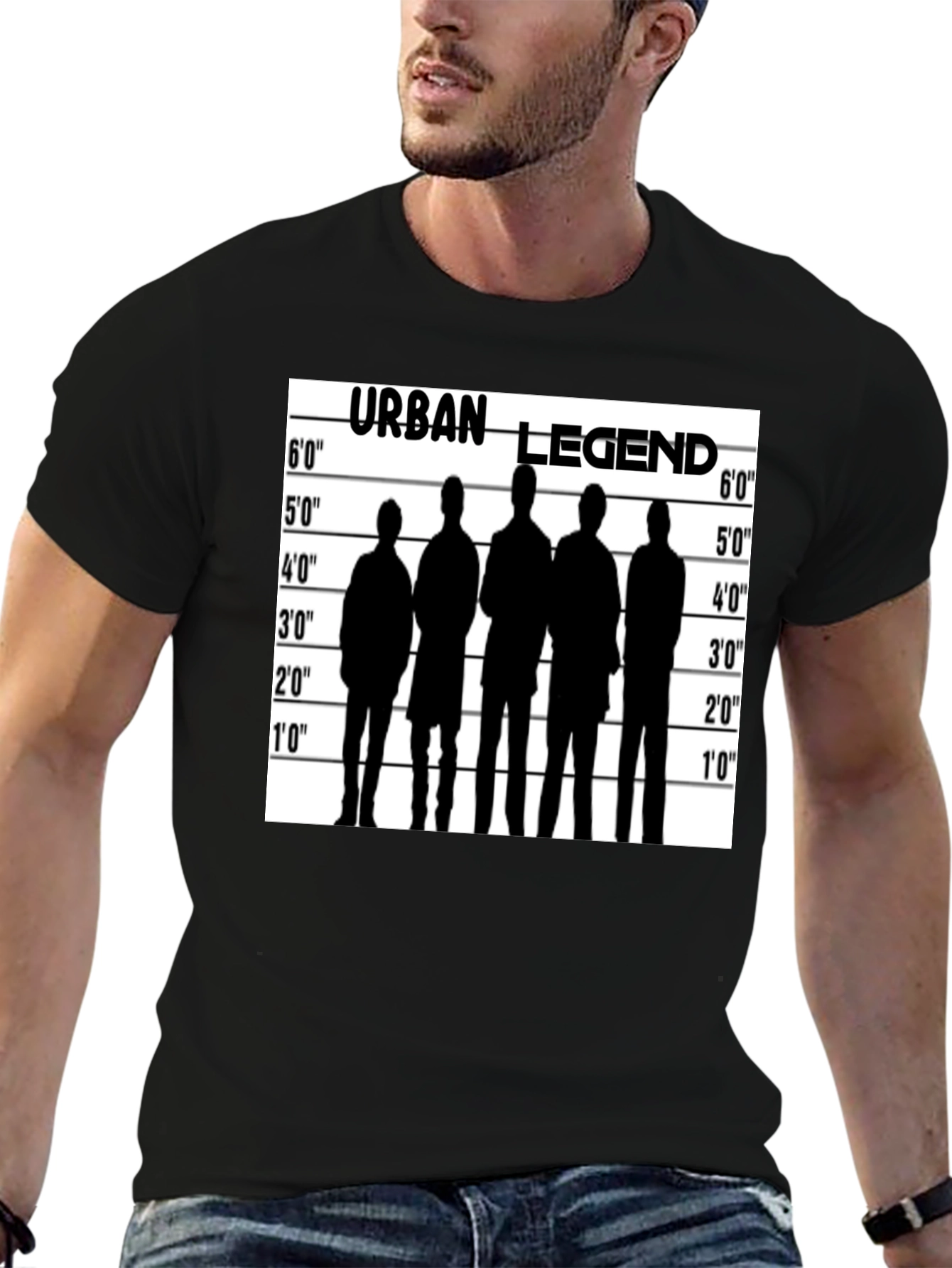 Urban Legend Lineup T-Shirt - Black
