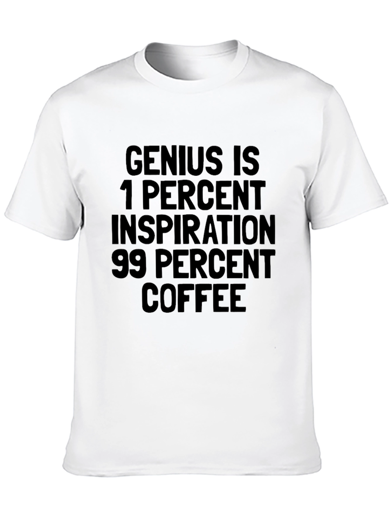 Coffee Inspiration Tee - Black Cotton