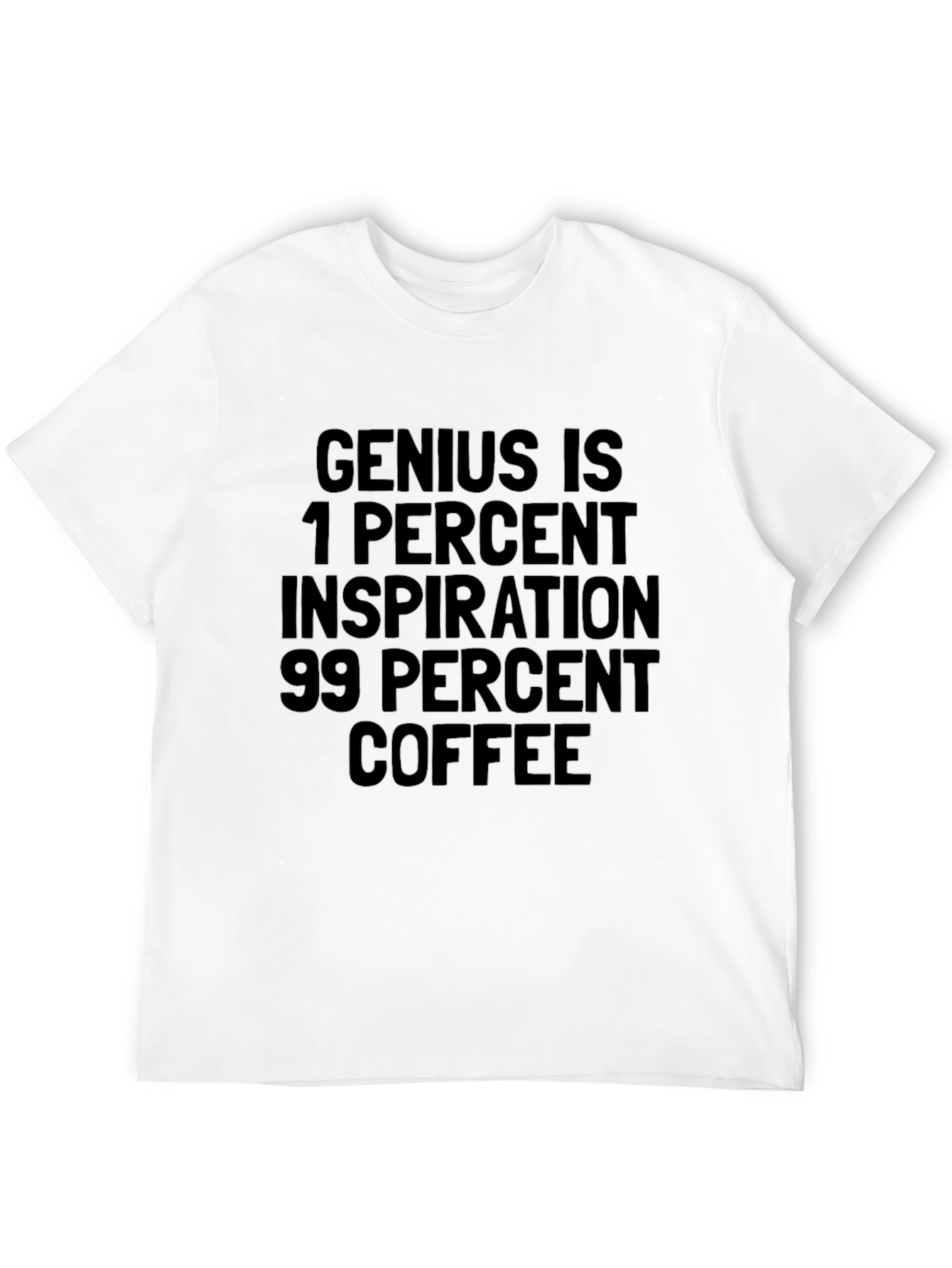 Coffee Inspiration Tee - Black Cotton