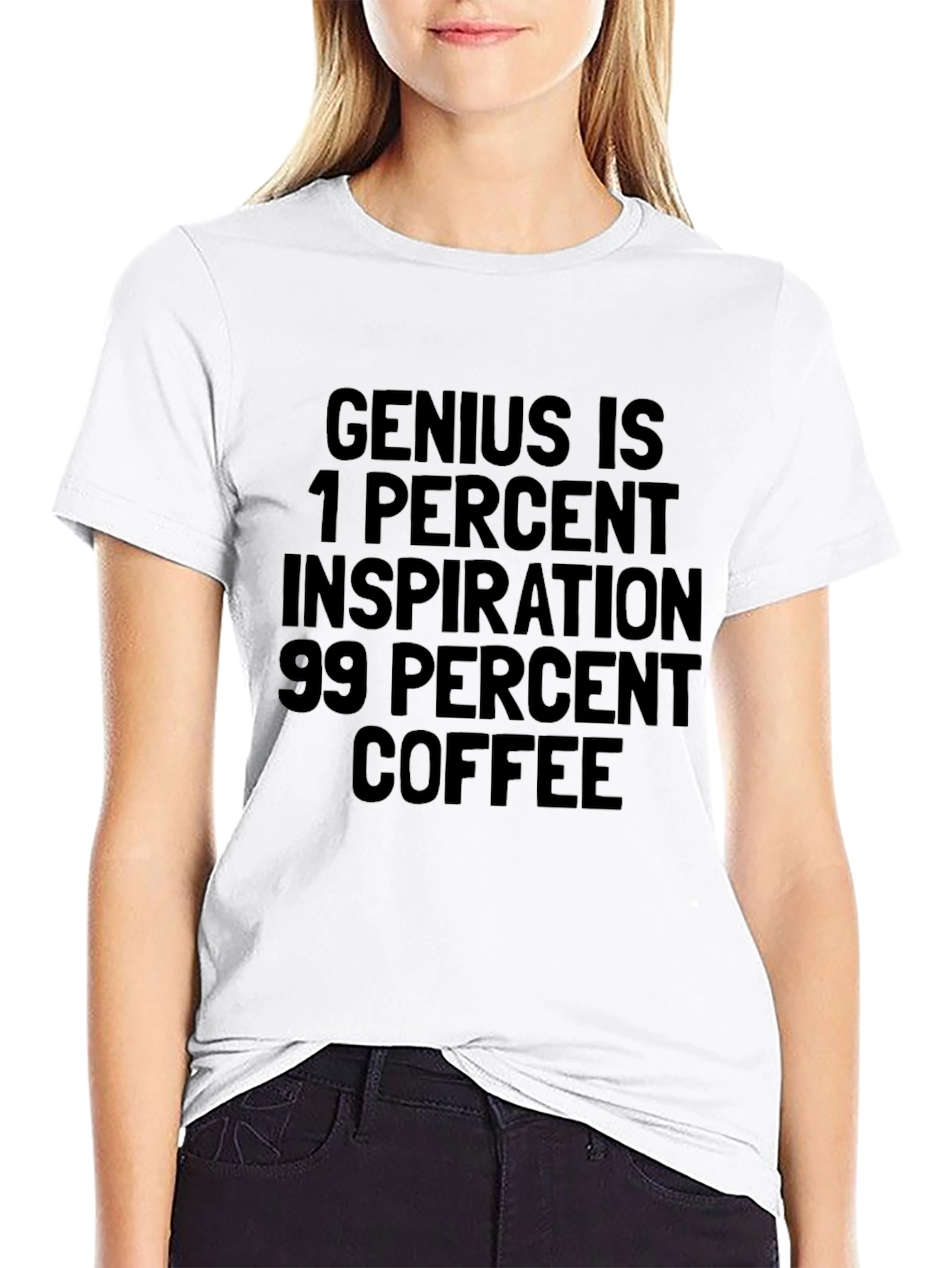Coffee Inspiration Tee - Black Cotton