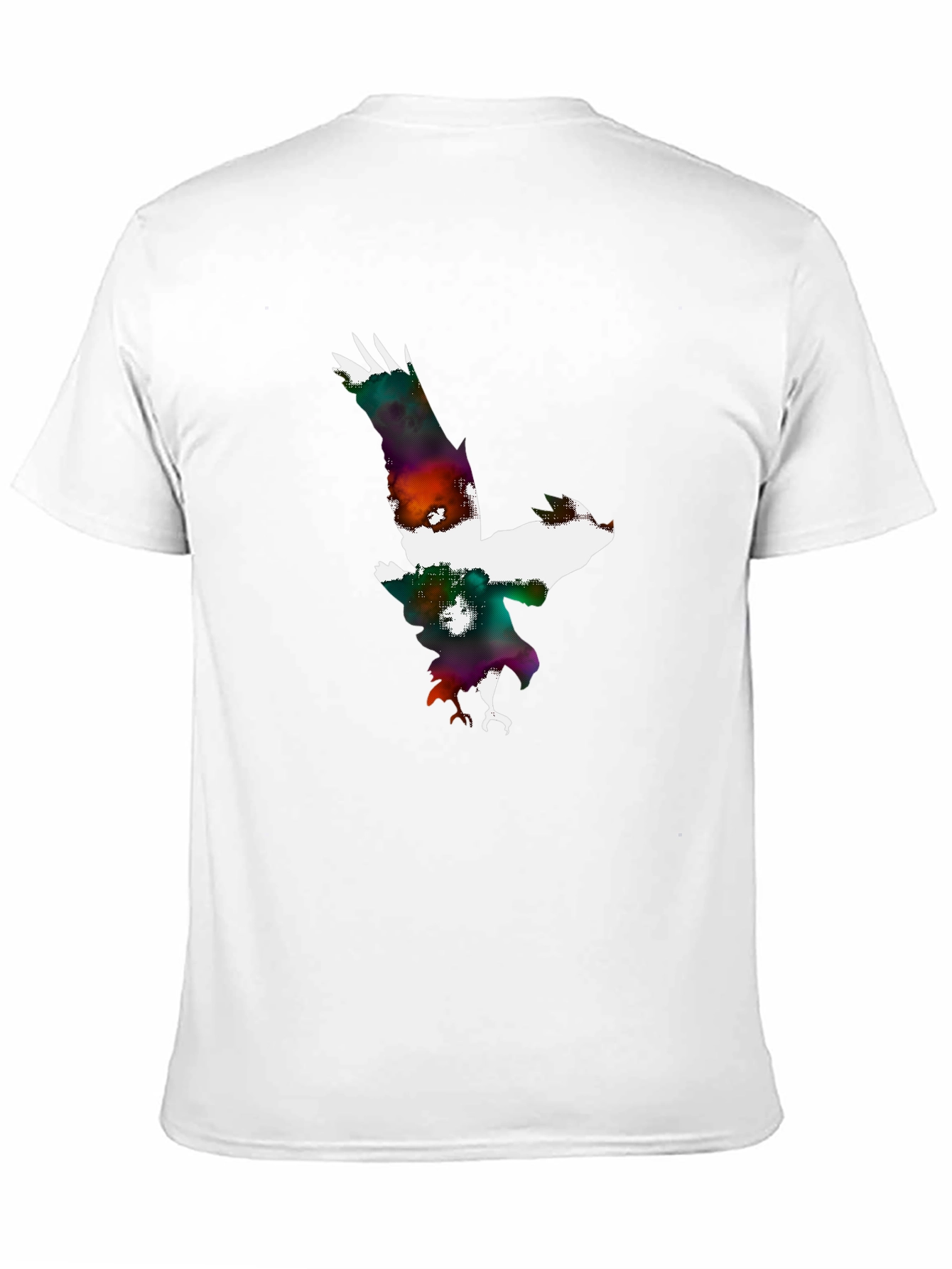 Abstract Eagle Graphic Black T-Shirt