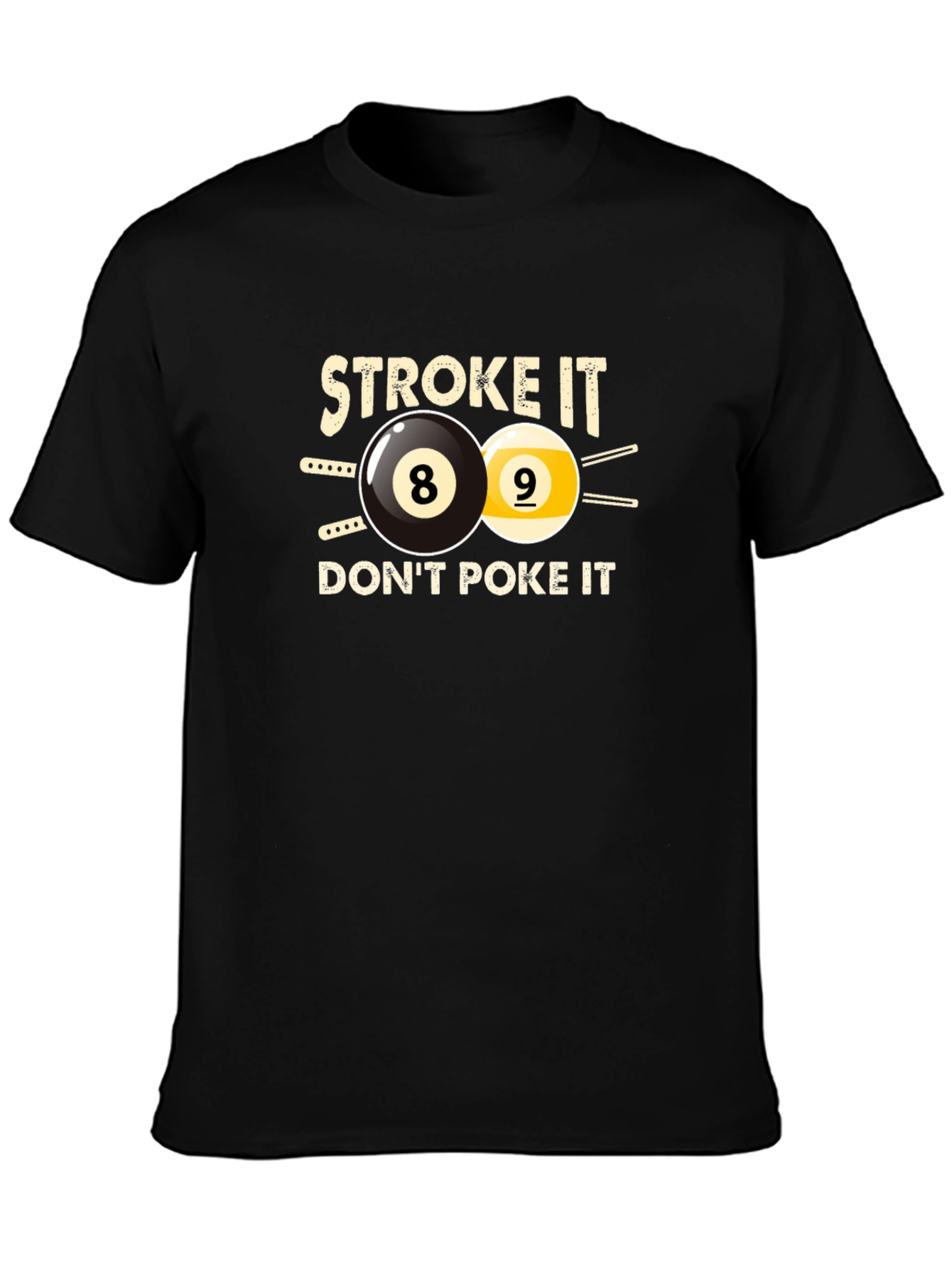 Stroke It - Funny Billiards T-Shirt